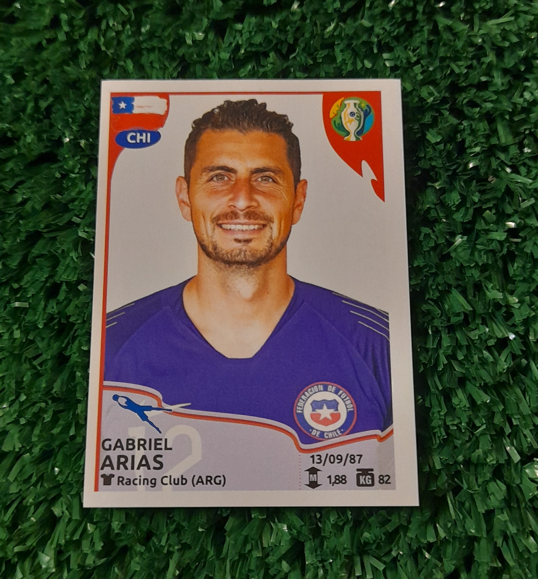 Lamina Gabriel Arias Chile Copa America 2019 Panini #308