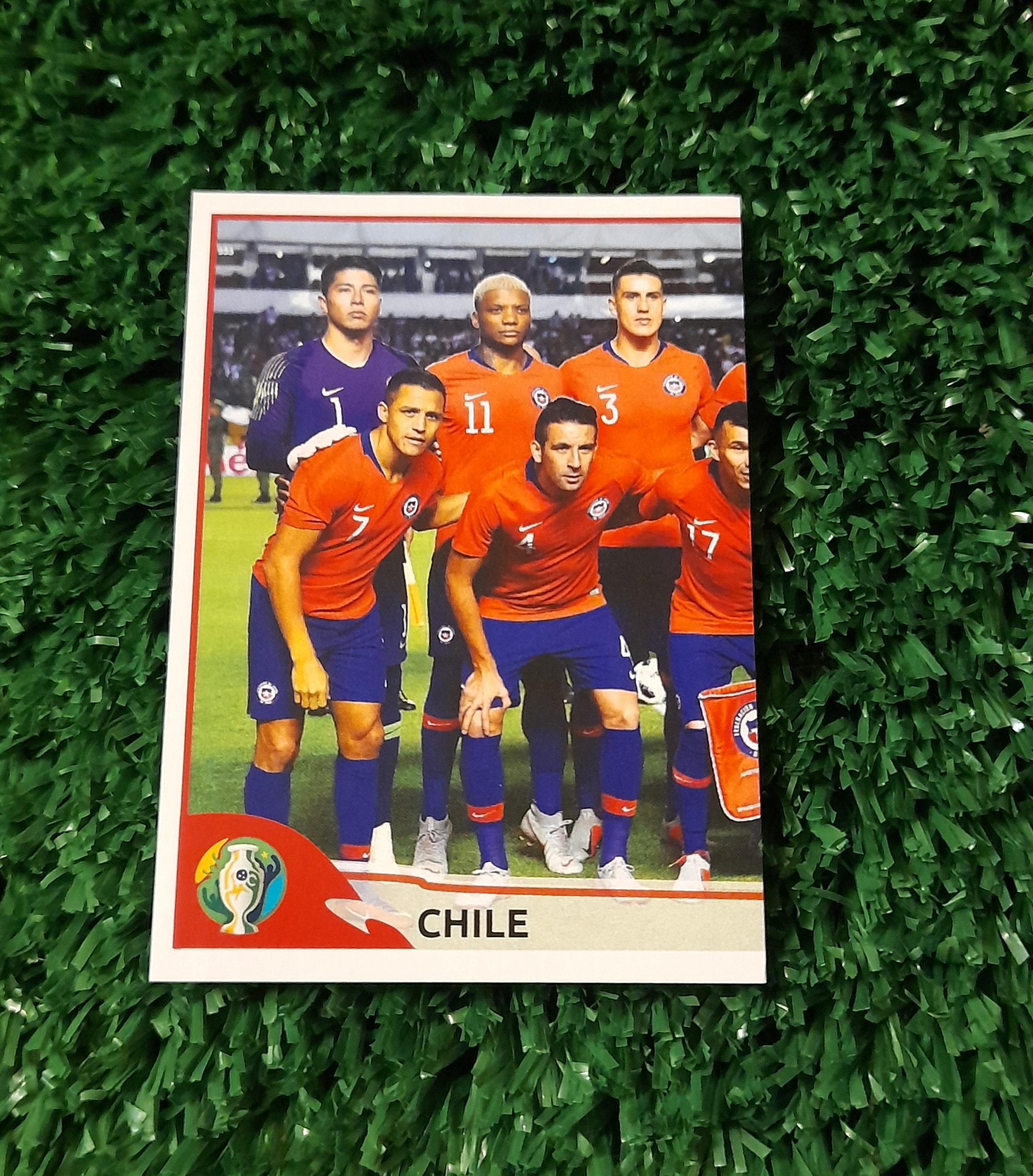 Lamina Formacion  Chile Copa America 2019 Panini #306