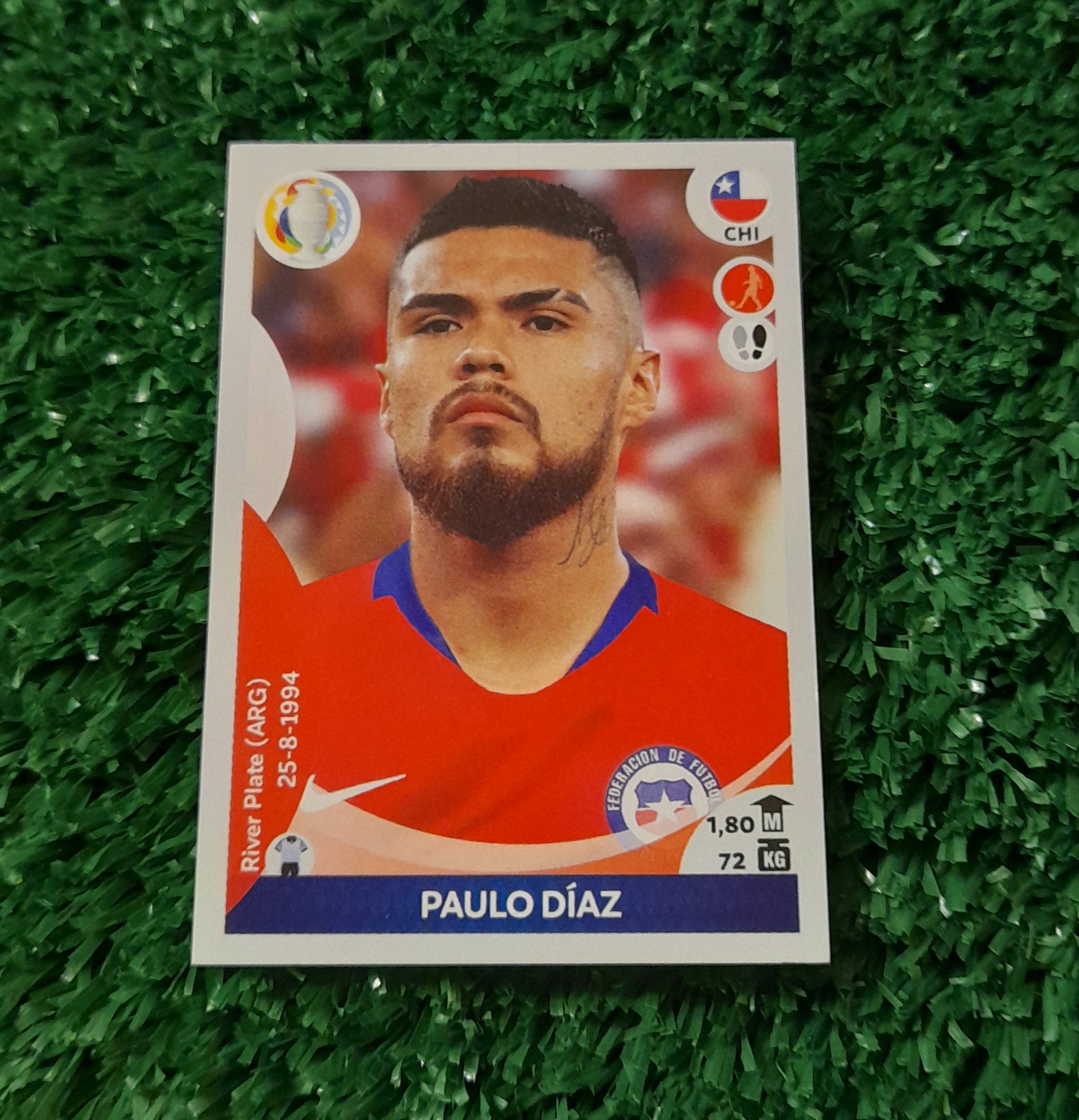 Lamina Paulo Diaz Chile Copa America 2021 Panini #154