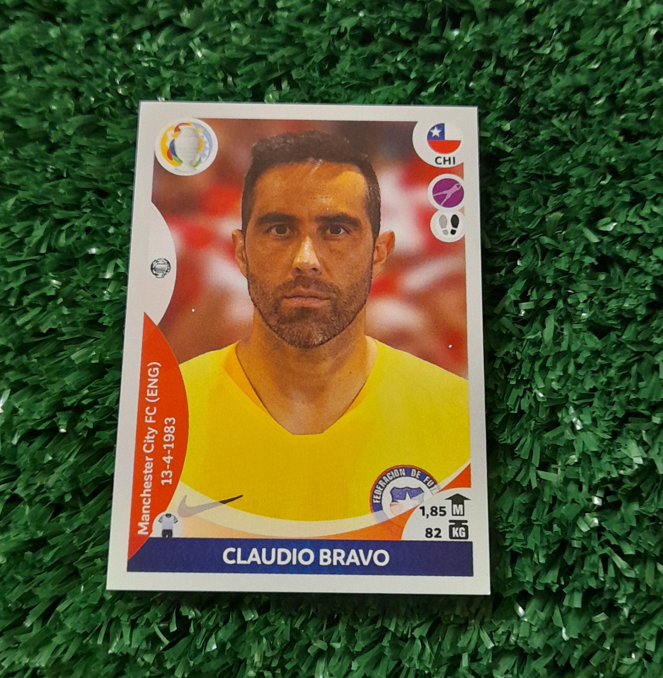 Lamina Claudio Bravo Chile Copa America 2021 Panini #152