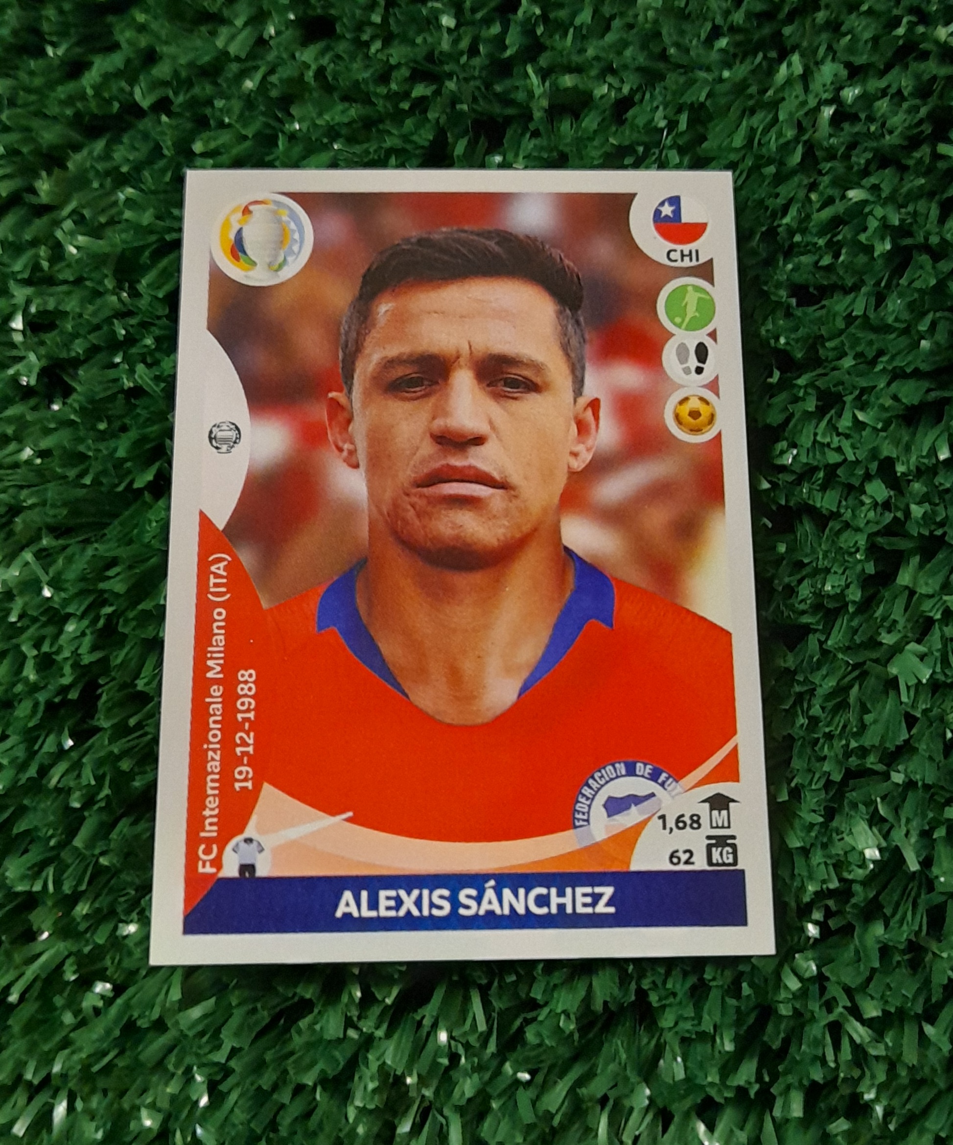 Lamina Alexis Sanchez Chile Copa America 2021 Panini #148