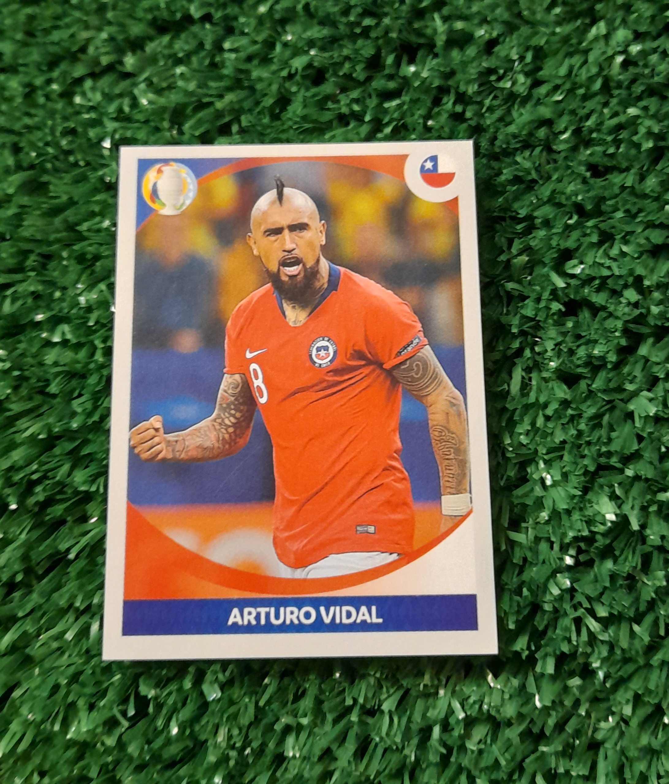 Lamina Arturo Vidal Chile Copa America 2021 Panini #147