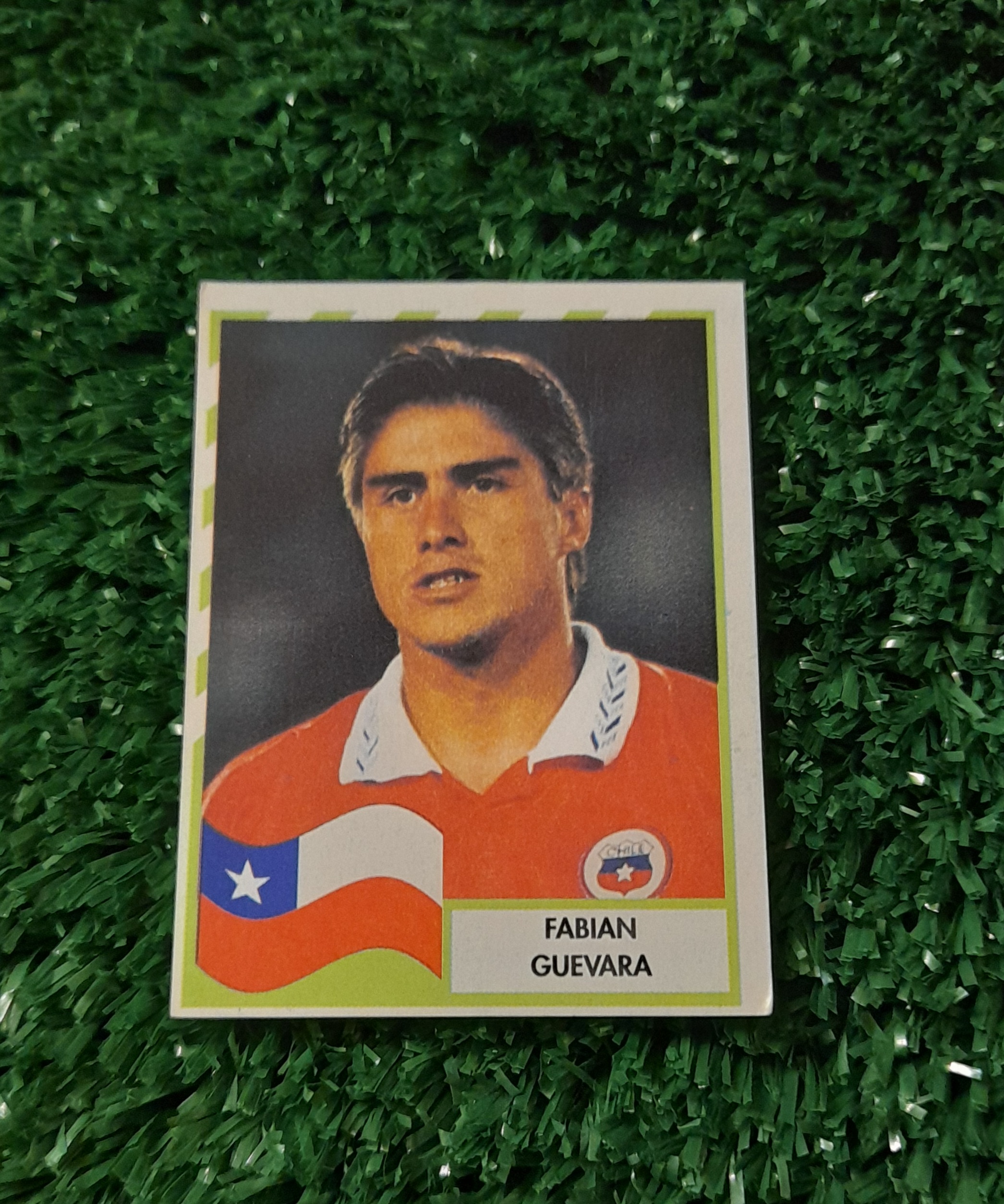 Lamina Fabian Guevara Chile Copa America 1995 Panini #122