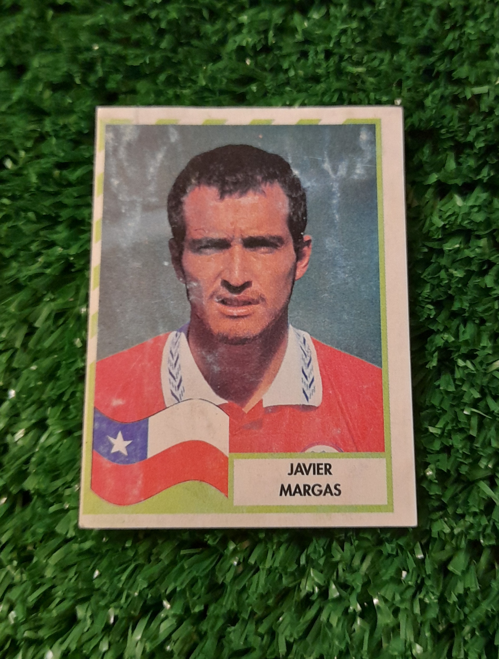 Lamina Javier Margas Chile Copa America 1995 Panini #112