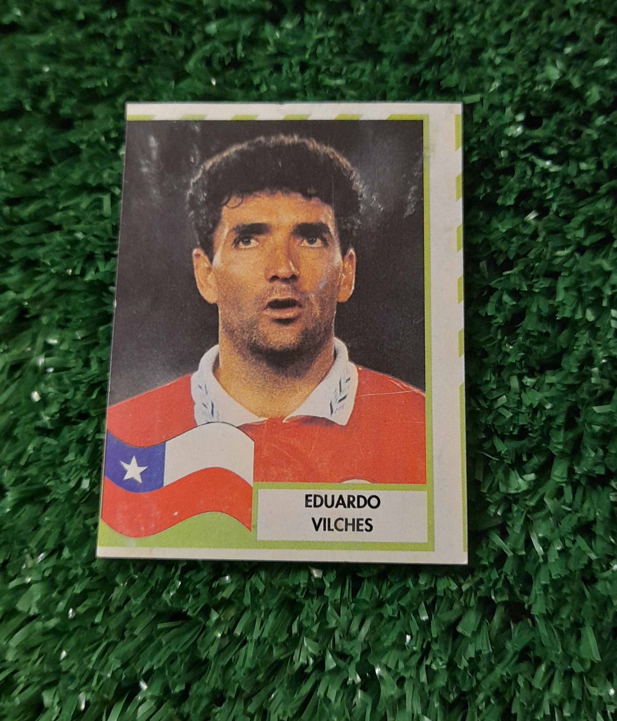 Lamina Eduardo Vilches Chile Copa America 1995 Panini #113