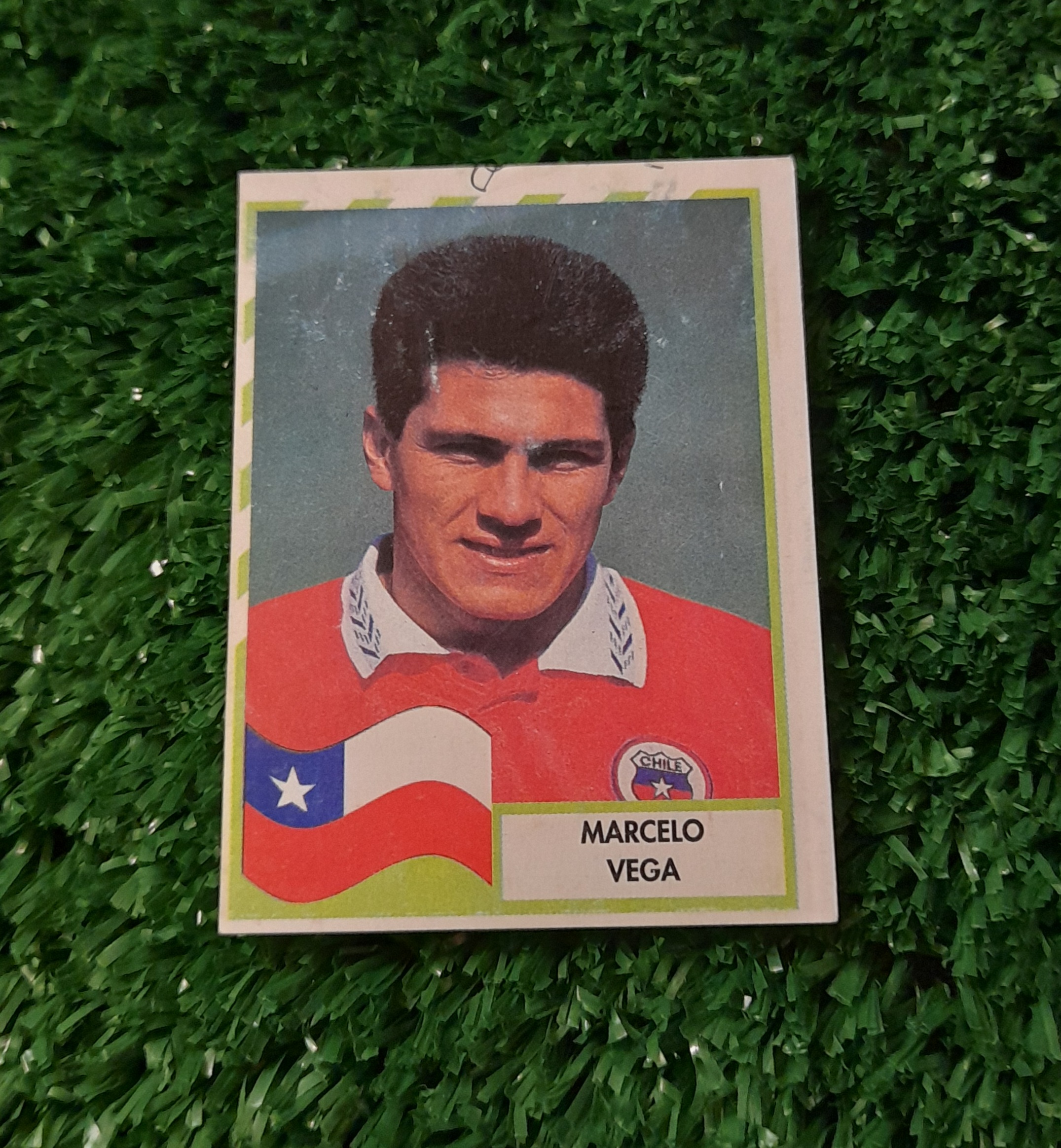 Lamina Marcelo Vega Chile Copa America 1995 Panini #121