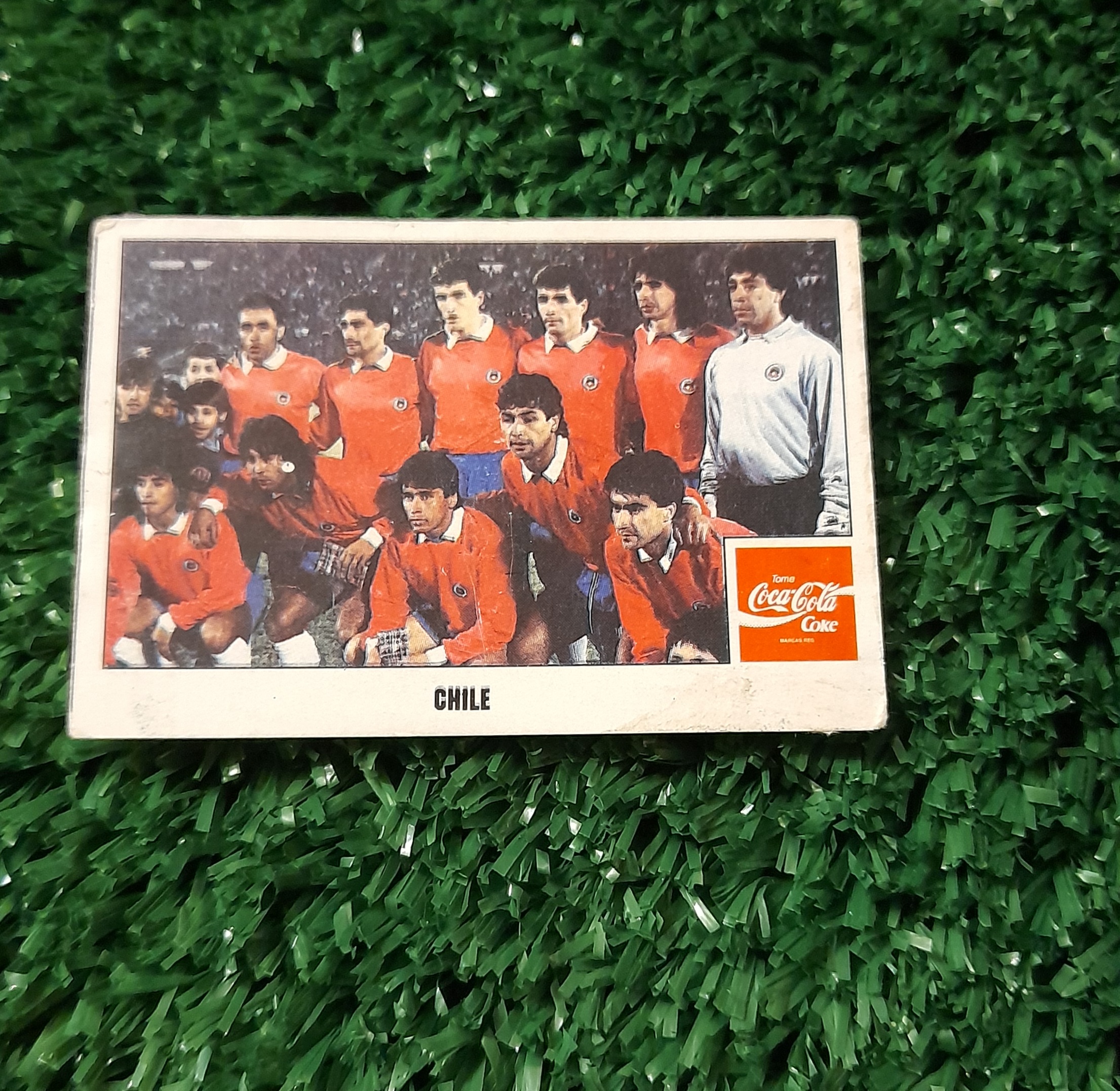 Lamina Formacion  Chile Copa America 1991 Panini #128