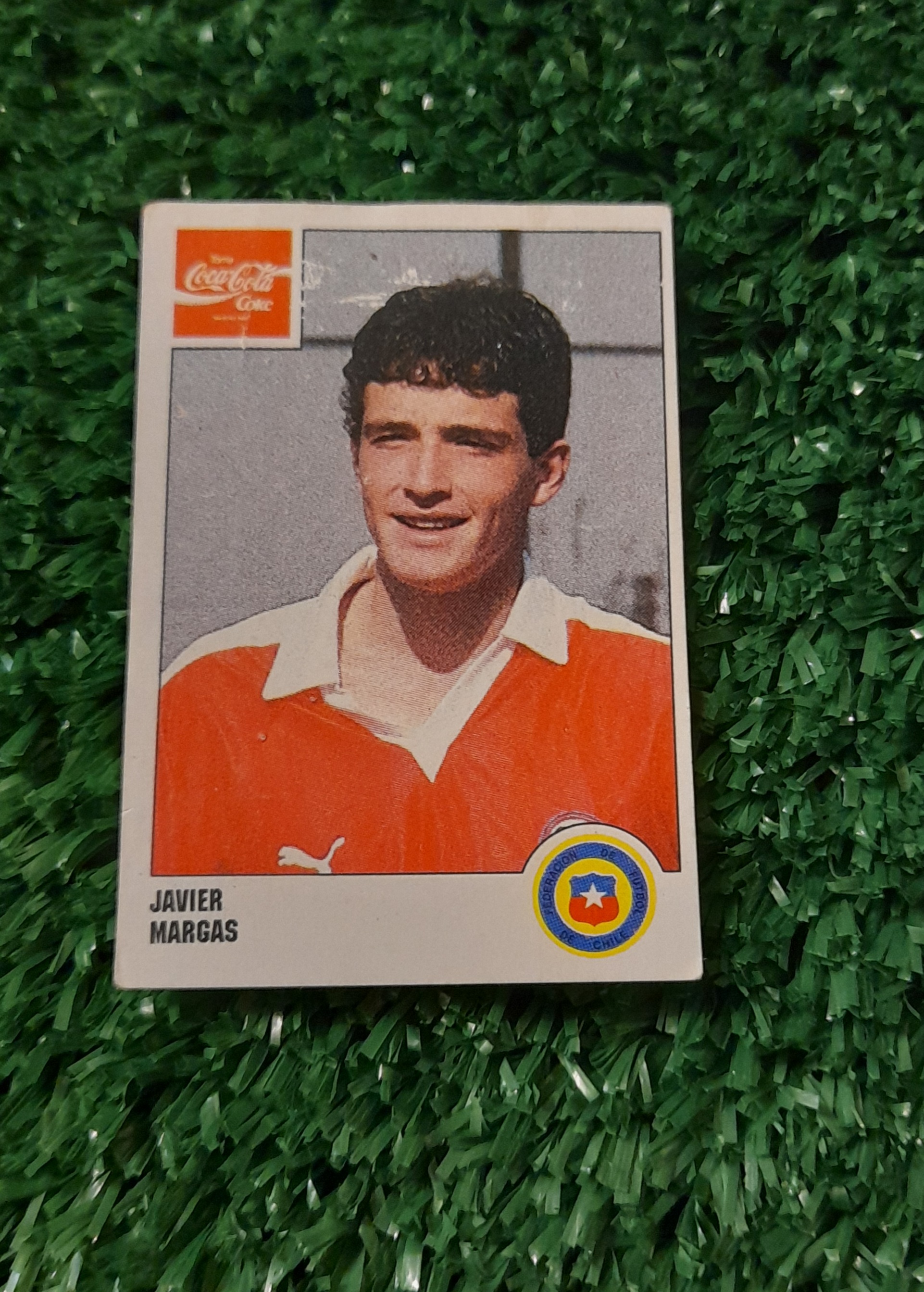 Lamina Javier Margas Chile Copa America 1991 Panini #132