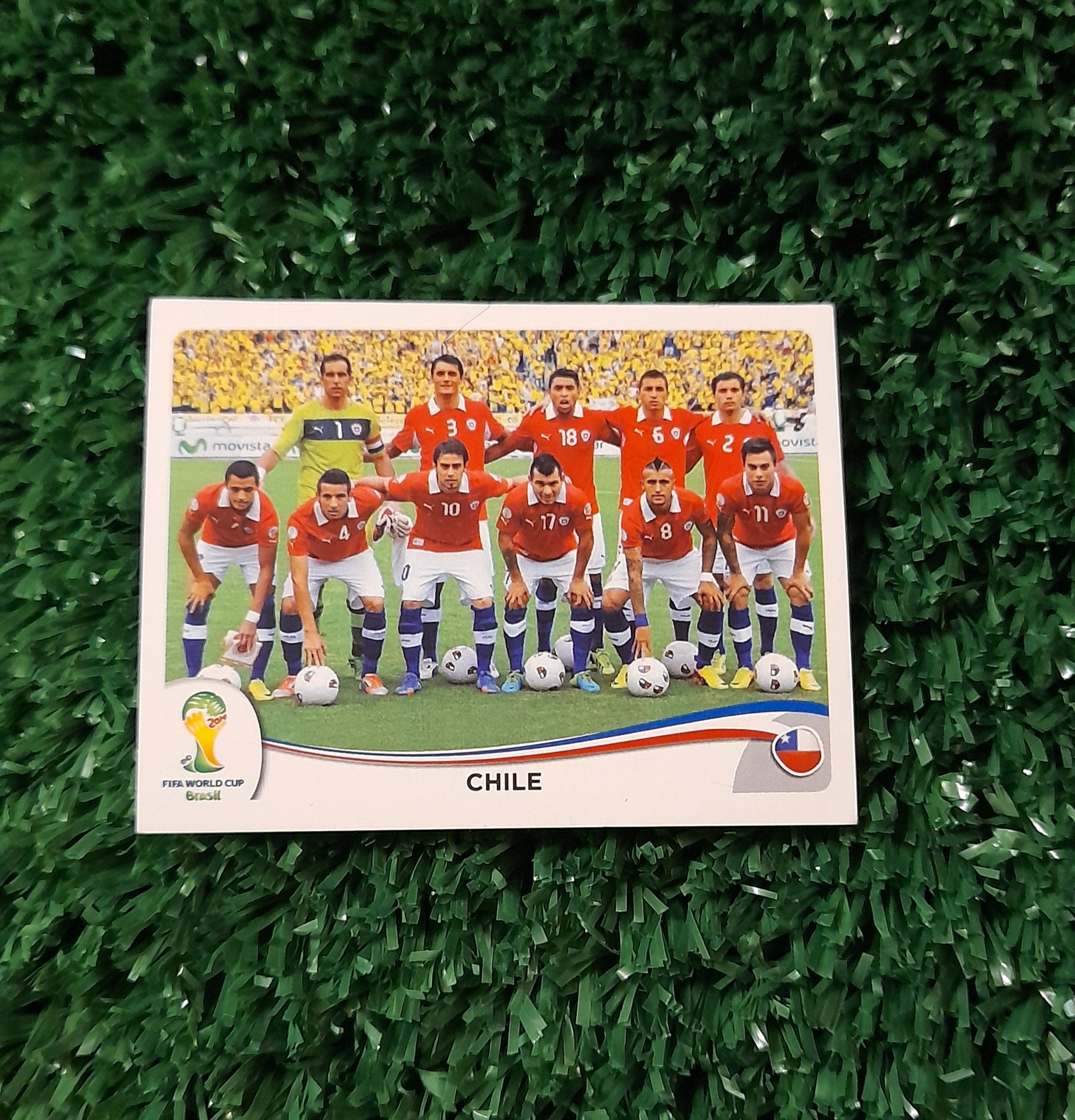 Lamina Escudo Chile Mundia Brasil 2014 Panini #146