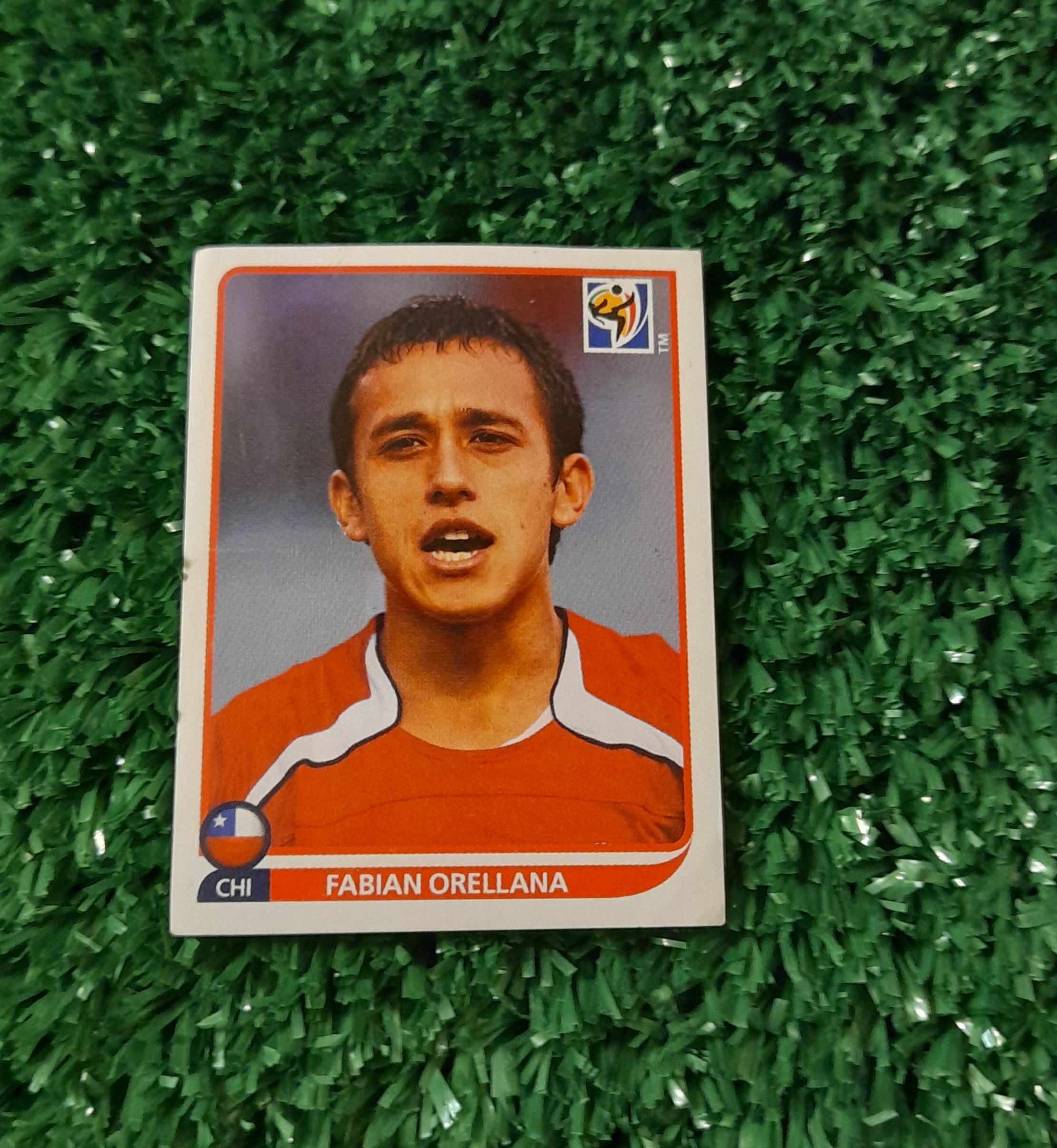 Lamina Fabian Orellana Chile Mundial Sudafrica 2010 Panini #633