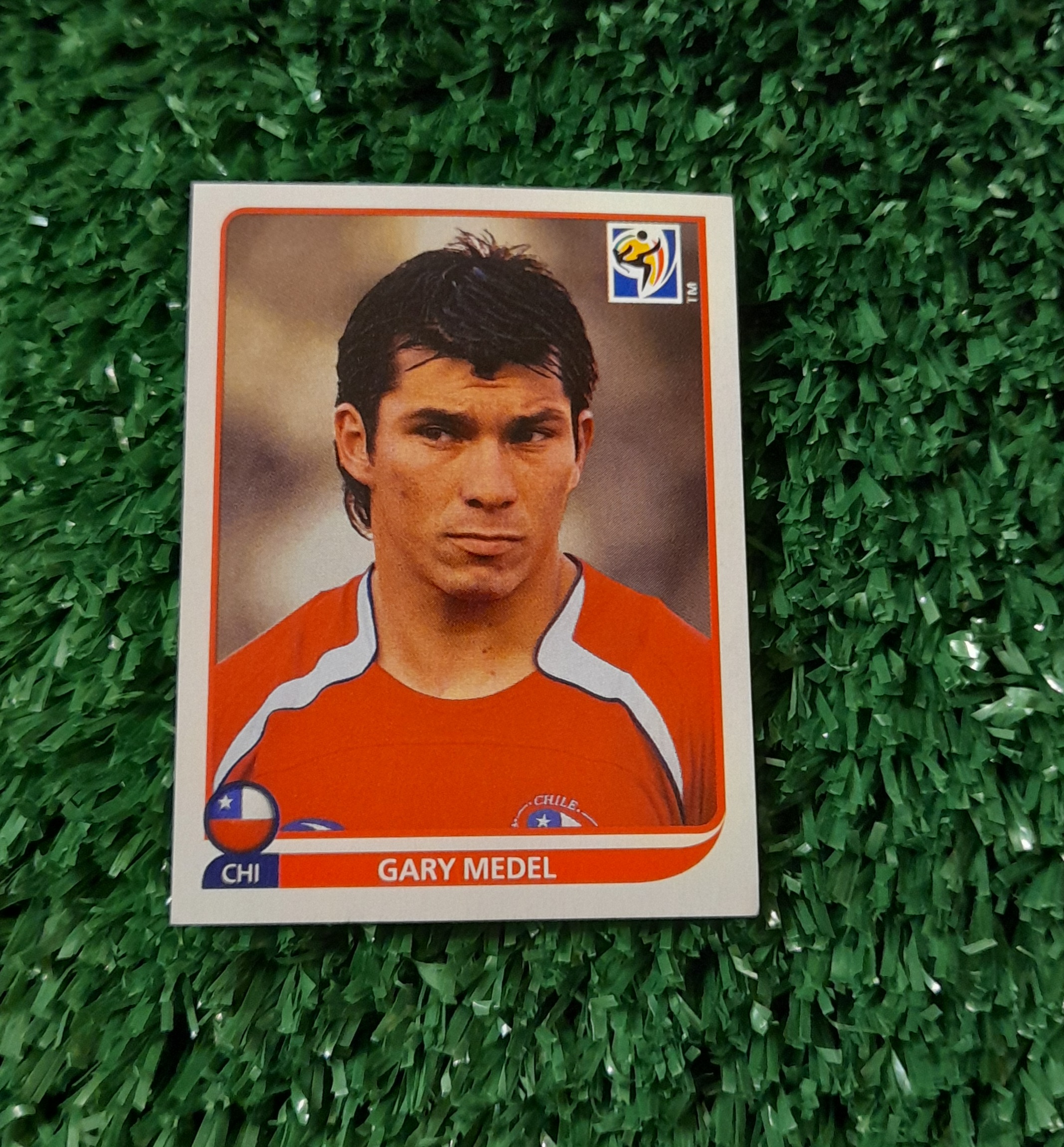 Lamina Gary Medel Chile Mundial Sudafrica 2010 Panini #623