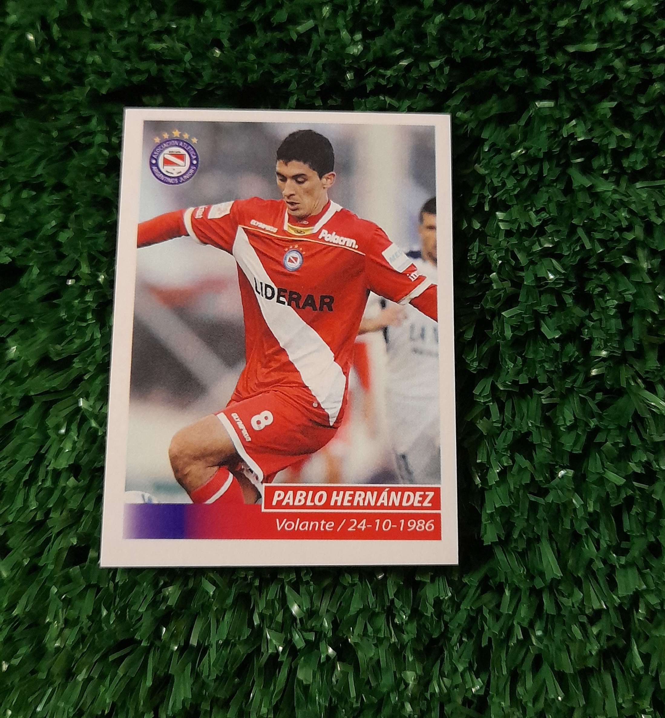 Lamina Pablo Hernandez Argentinos Jrs Futbol Argentino 2011 Panini #34