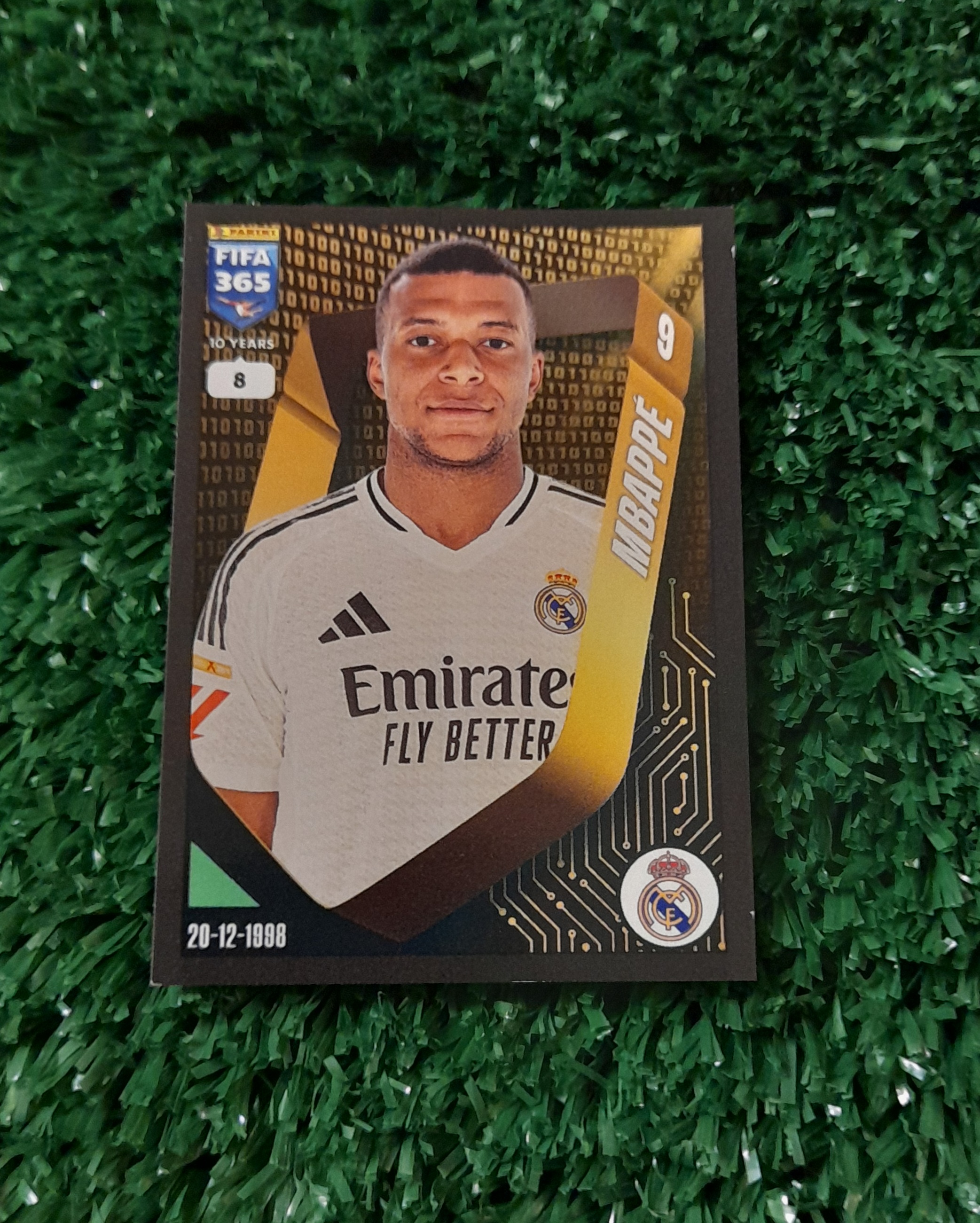Lamina Kylian Mbappe Real Madrid Fifa 365 2025 Panini #383
