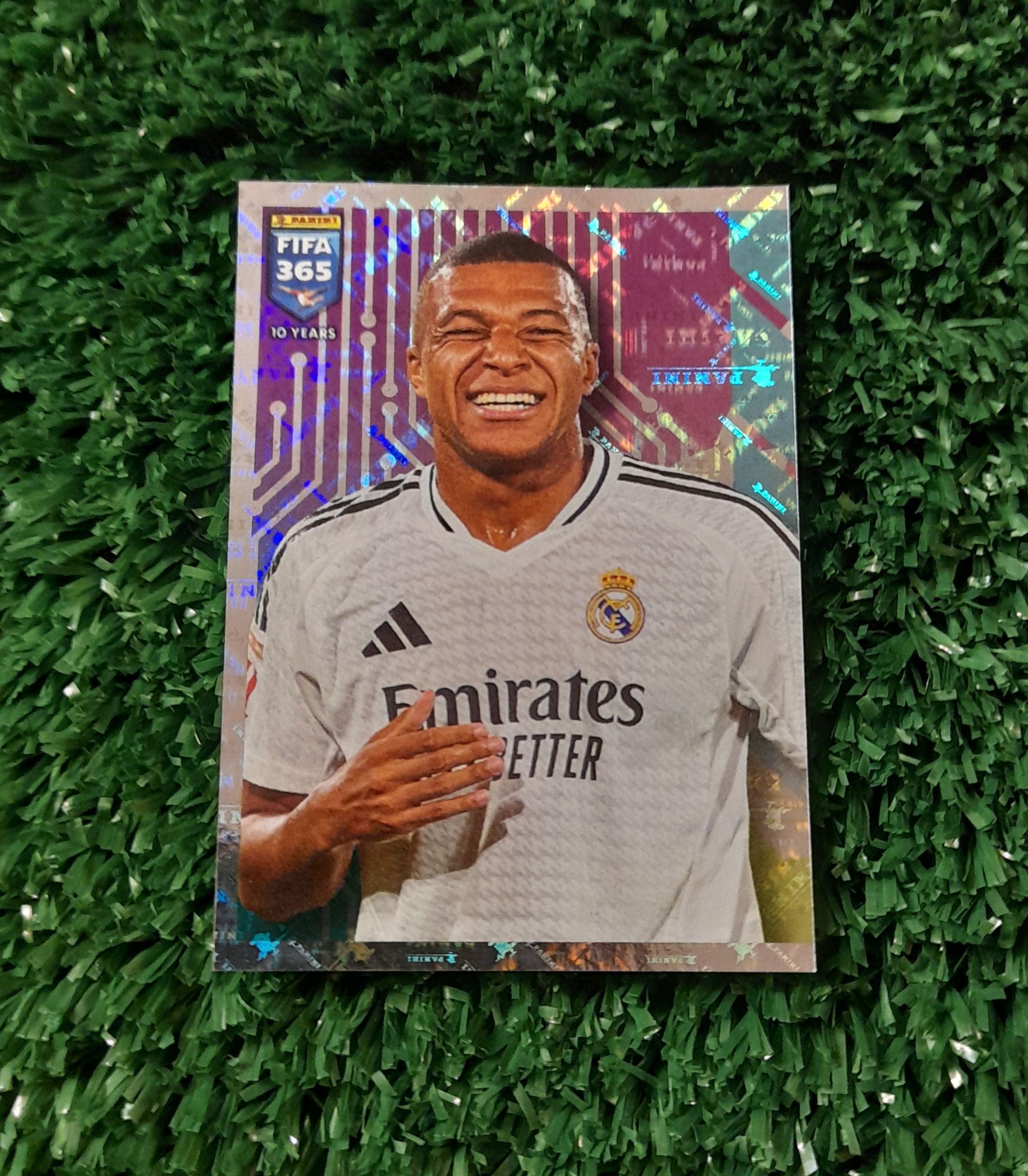Lamina Kylian Mbappe Real Madrid Fifa 365 2025 Panini #372