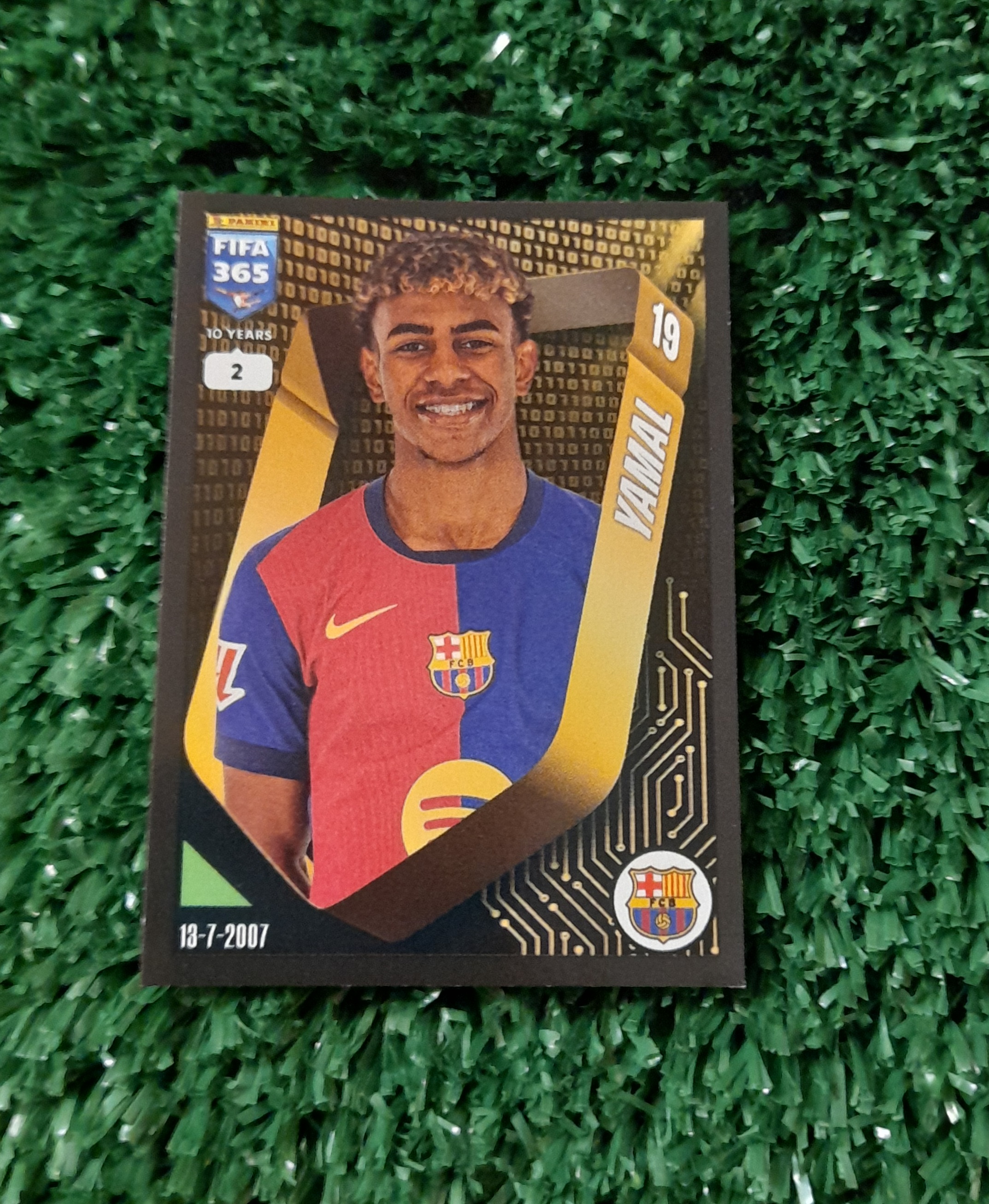 Lamina Lamine Yamal Barcelona Fifa 365 2025 Panini #365