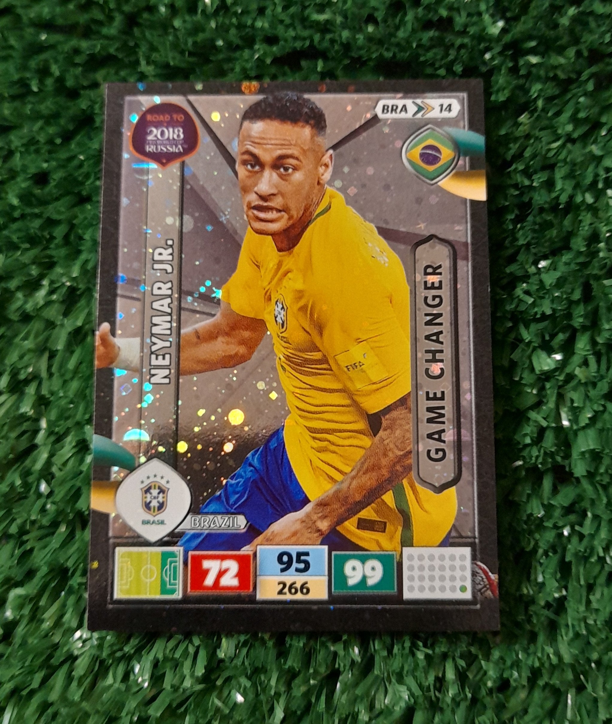 Carta Neymar Jr. Brasil Road to Rusia Panini #BRA14