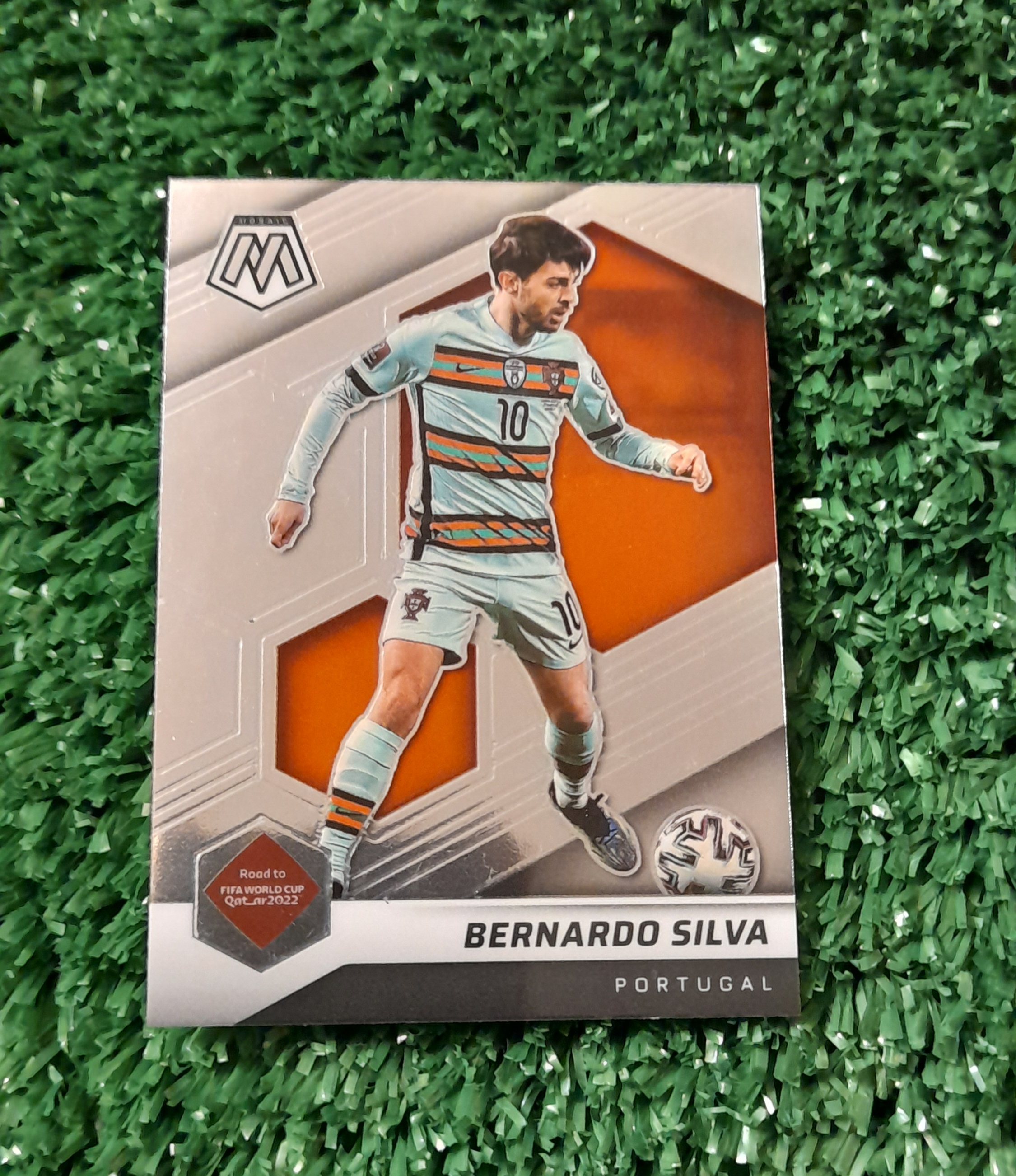 Carta Bernardo Silva Portugal Mosaic Base Panini #107