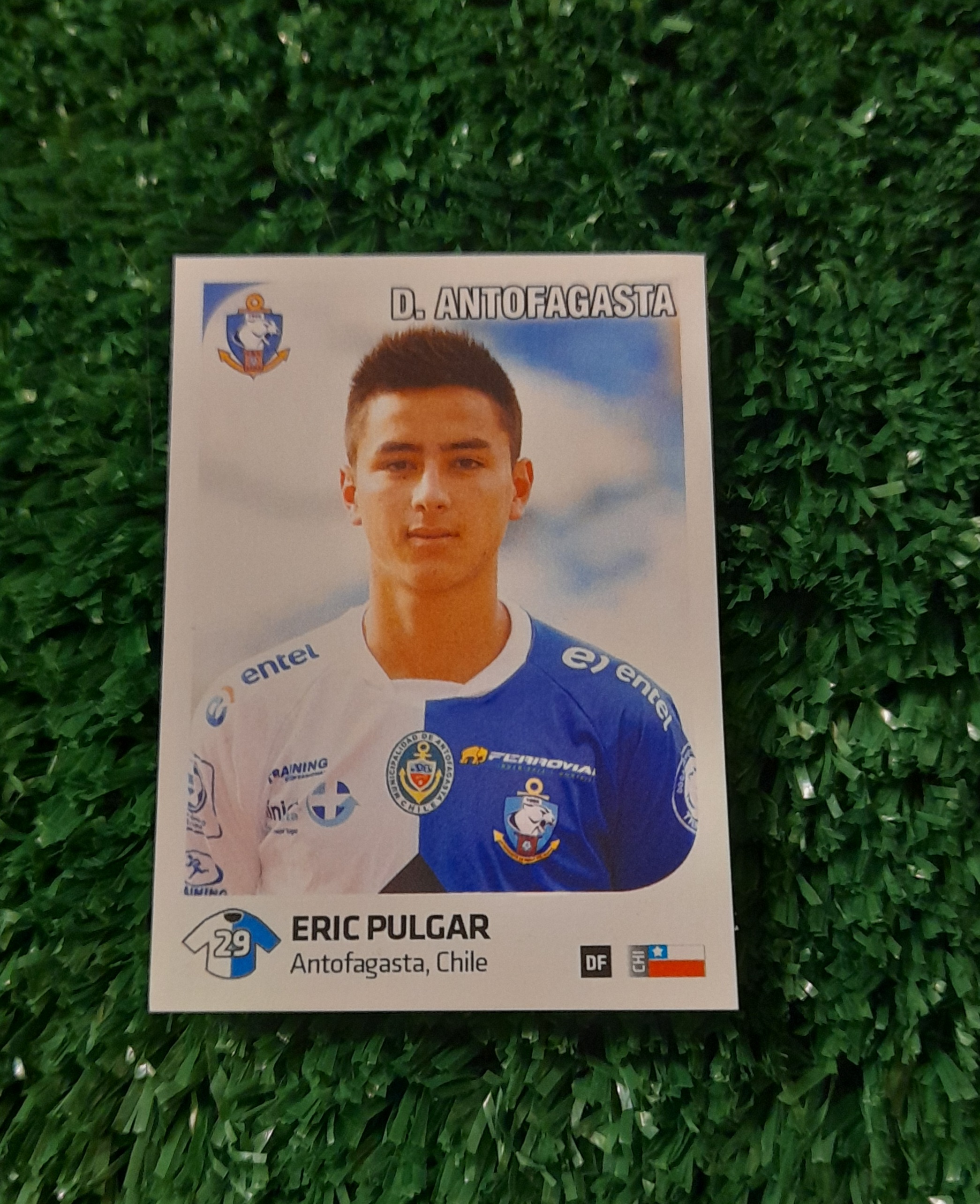 Lamina Eric Pulgar Antofagasta Futbol Chileno 13-14 Panini #78