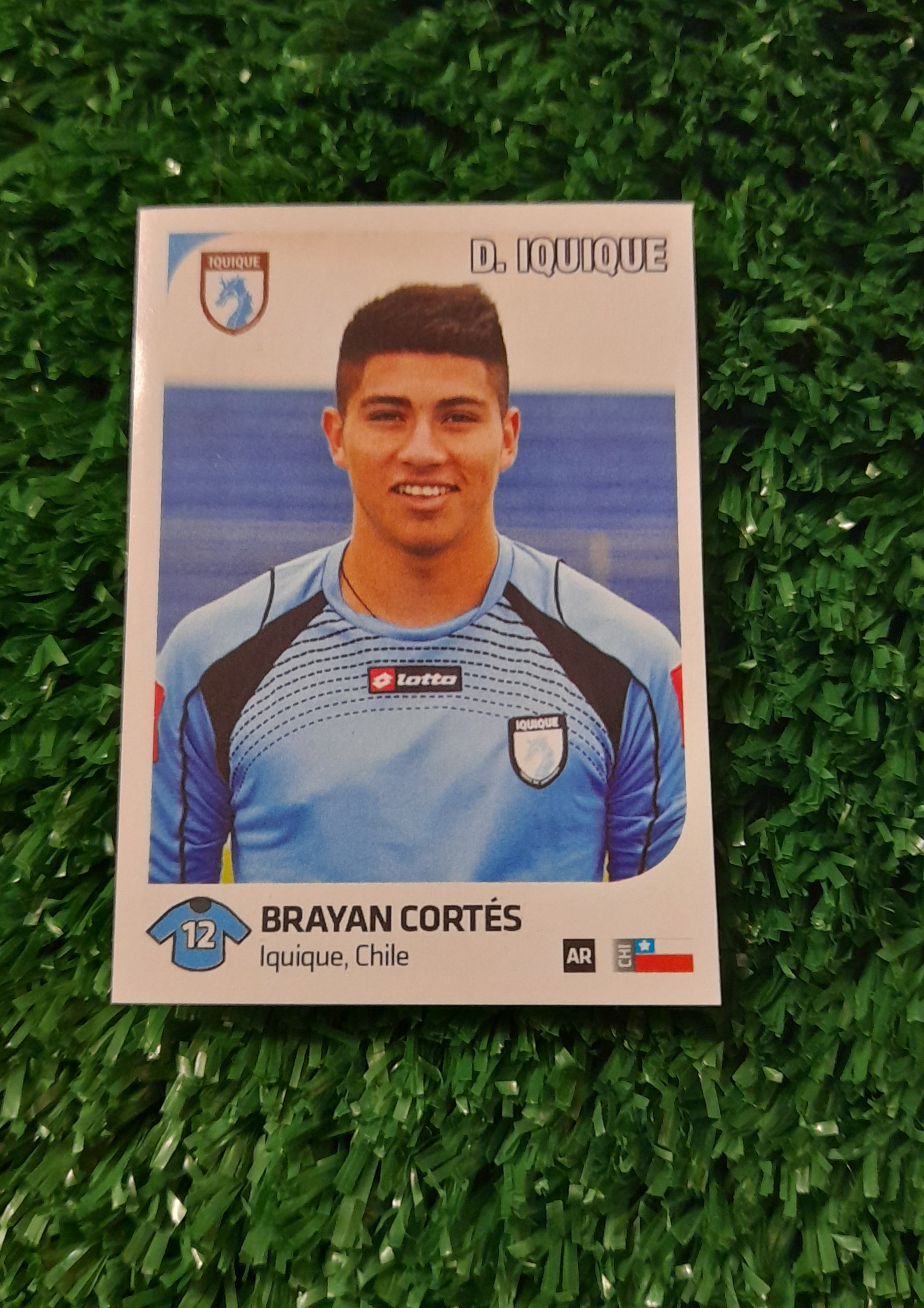 Lamina Brayan Cortes Iquique Futbol Chileno 13-14 Panini #89
