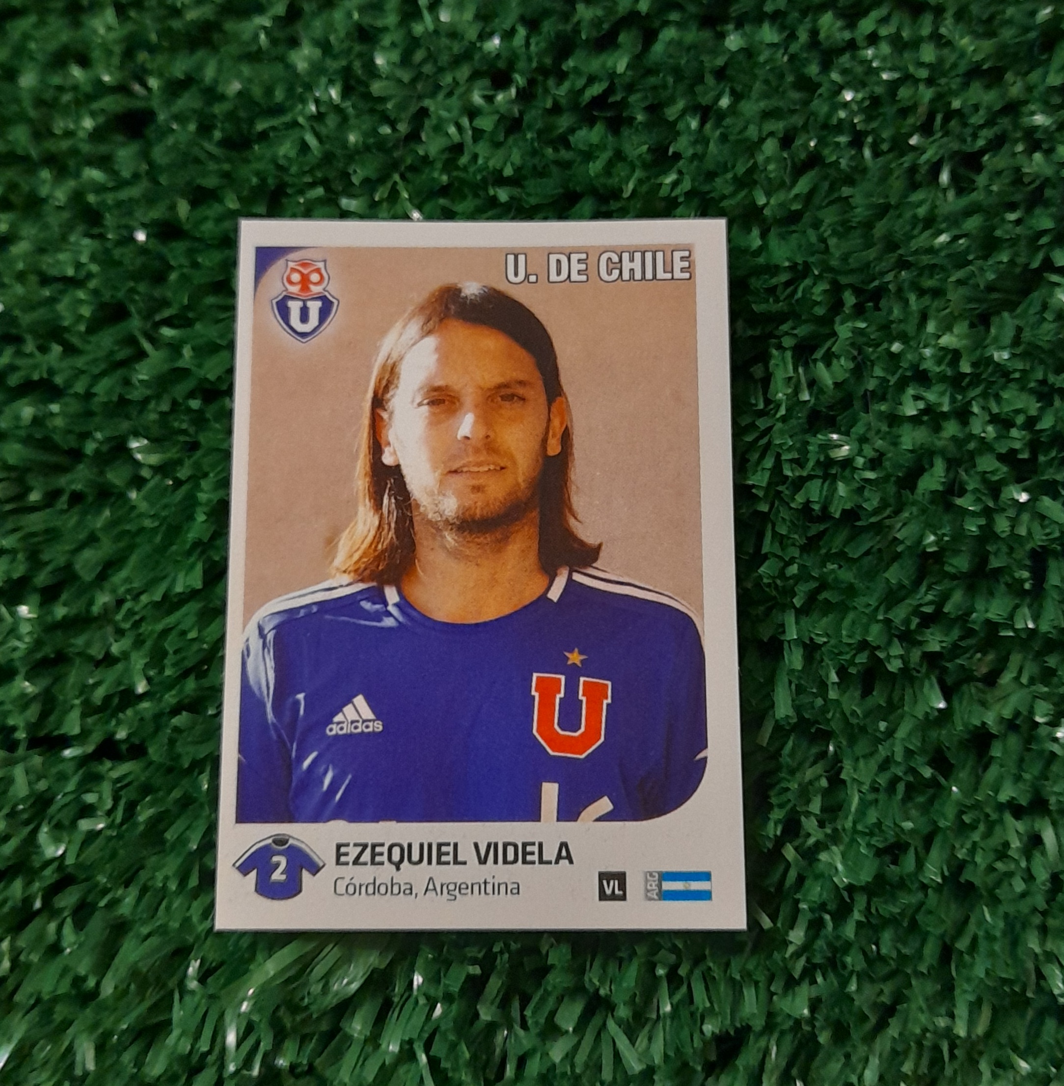 Lamina Ezequiel Videla U de Chile Futbol Chileno 13-14 Panini #287