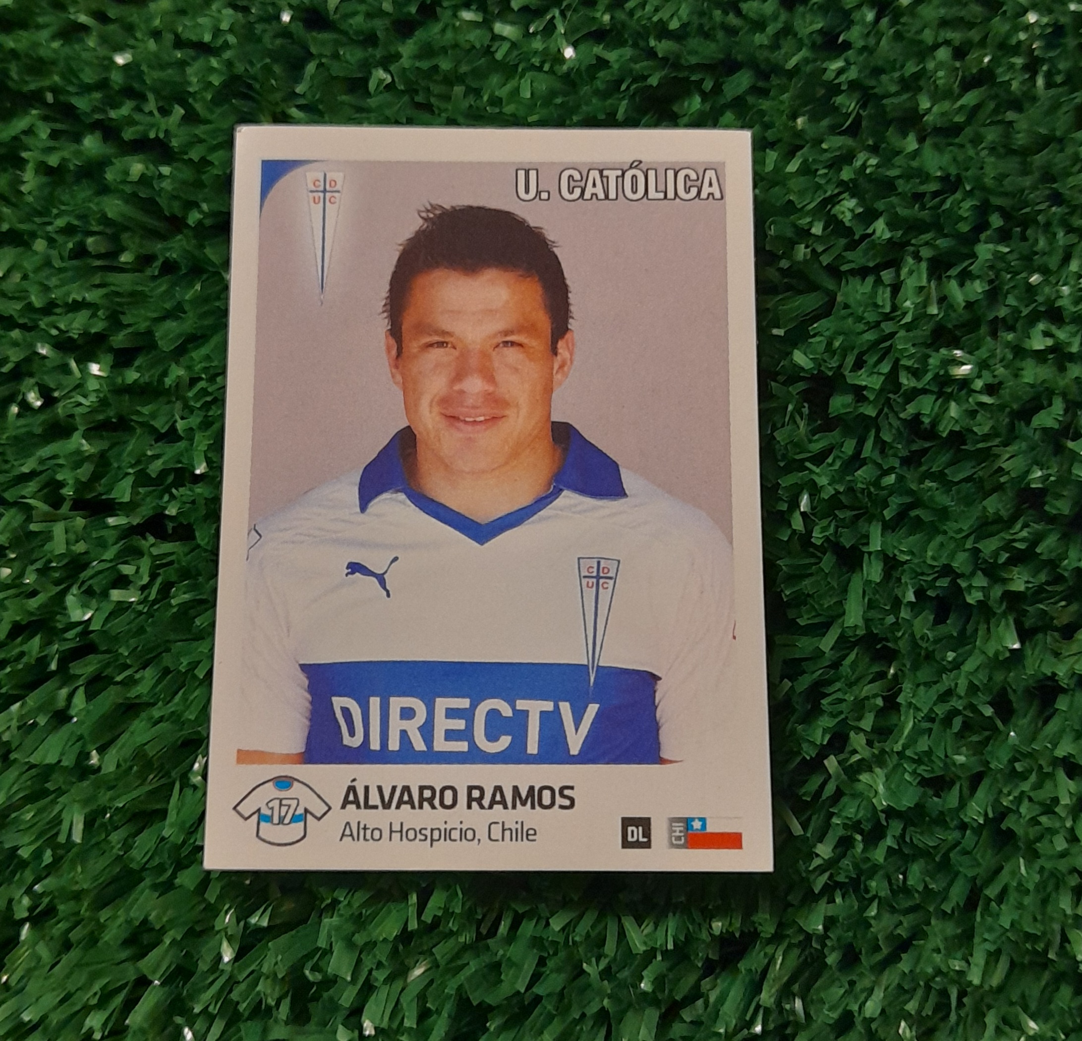 Lamina Alvaro Ramos U Catolica Futbol Chileno 13-14 Panini #273