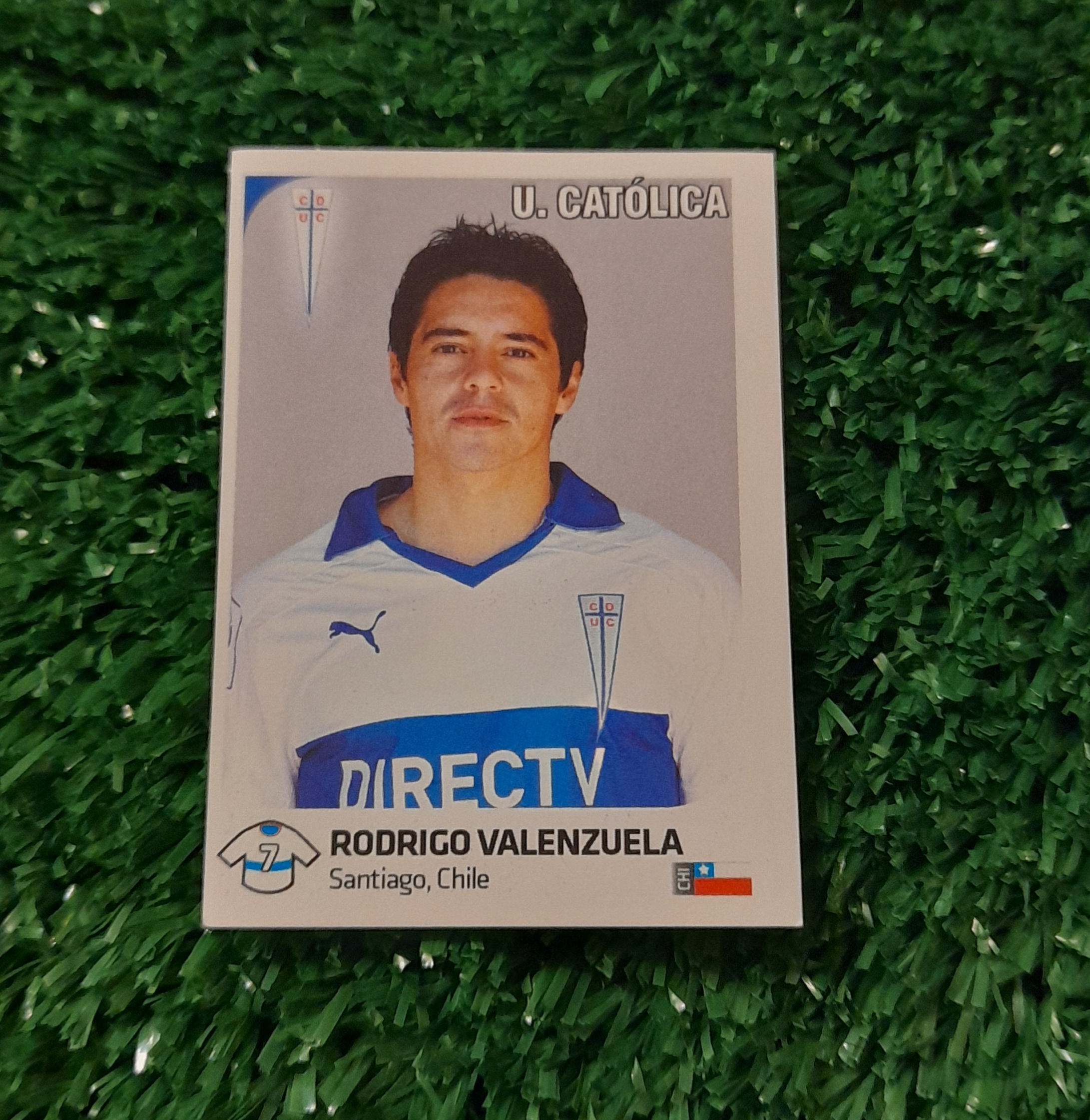Lamina Rodrigo Valenzuela U Catolica Futbol Chileno 13-14 Panini #265