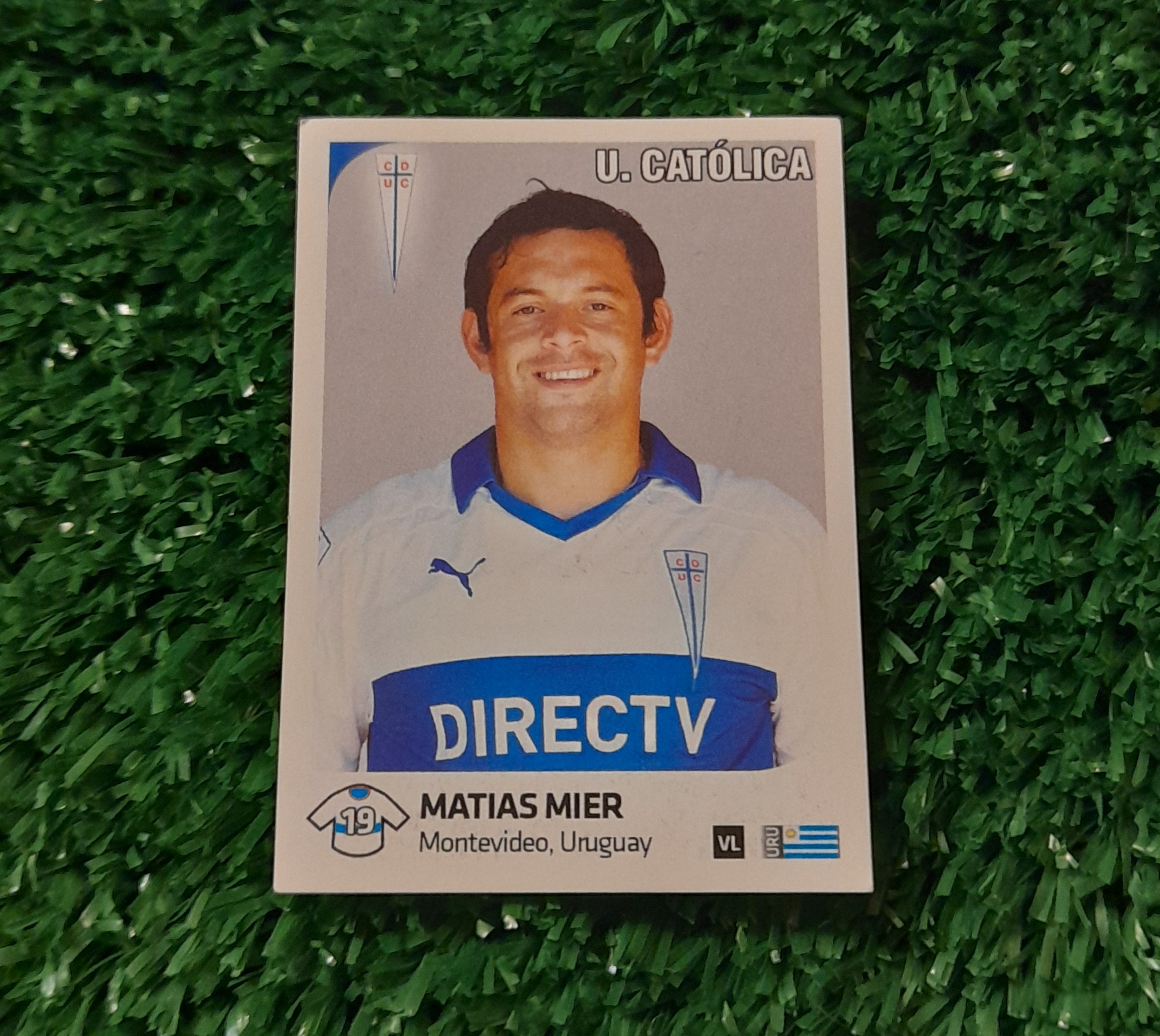 Lamina Matias Mier U Catolica Futbol Chileno 13-14 Panini #269