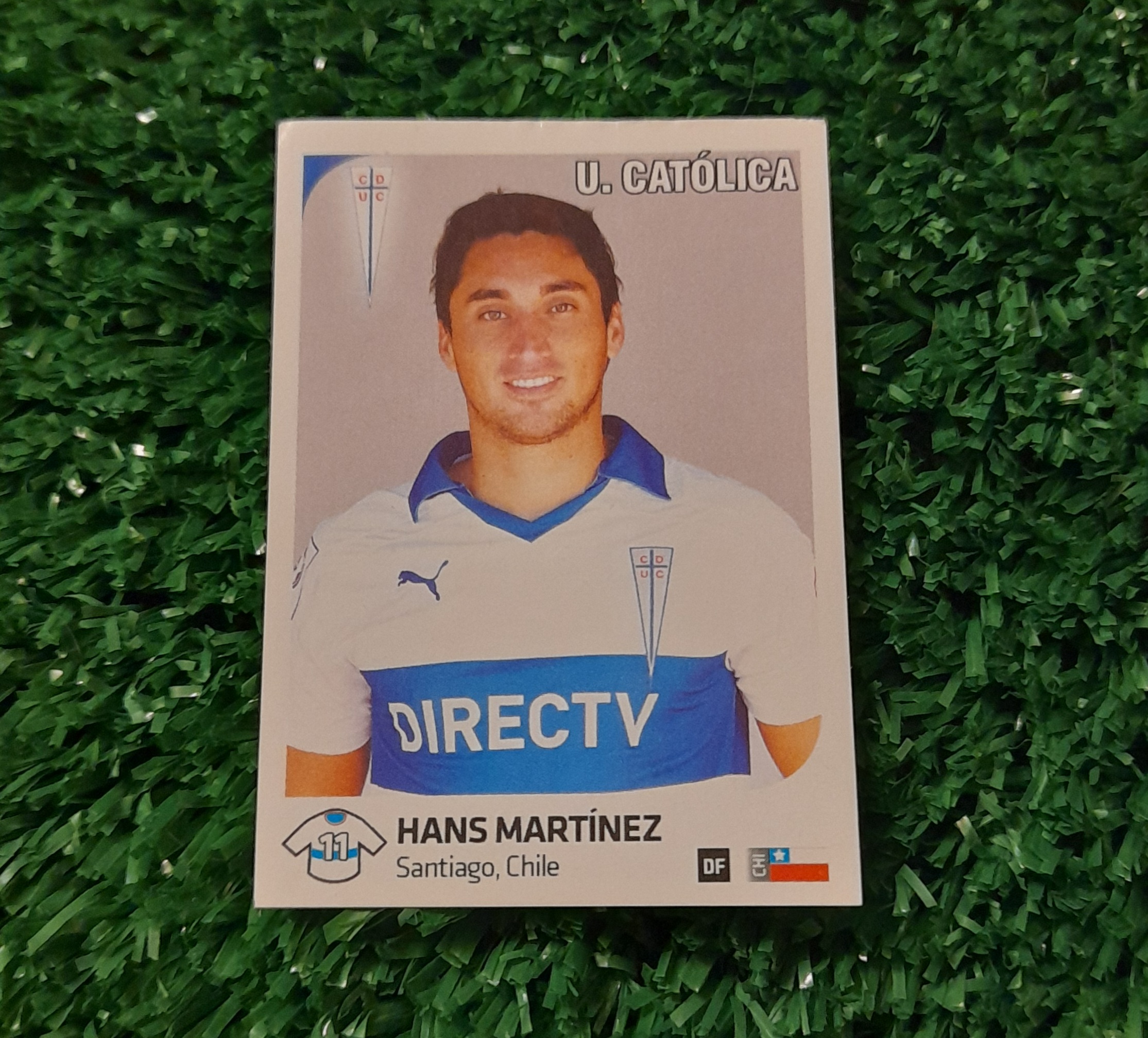 Lamina Hans Martinez U Catolica Futbol Chileno 13-14 Panini #263