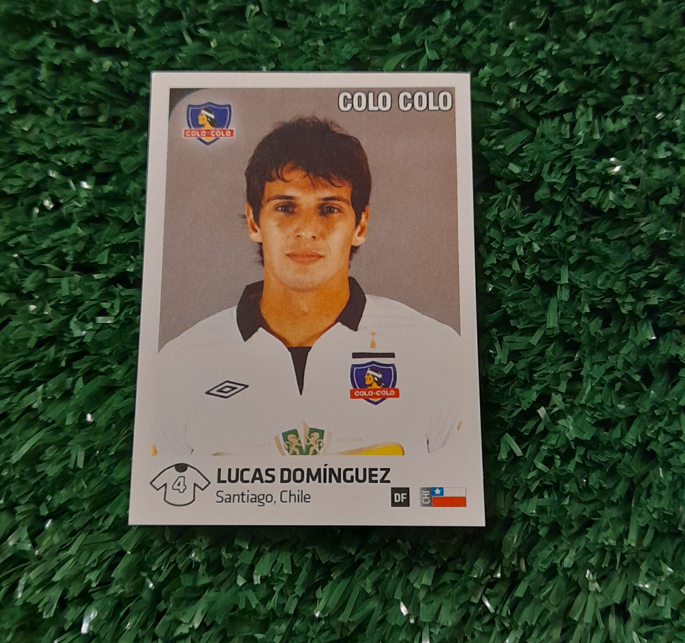 Lamina Lucas Dominguez Colo Colo Futbol Chileno 13-14 Panini #57