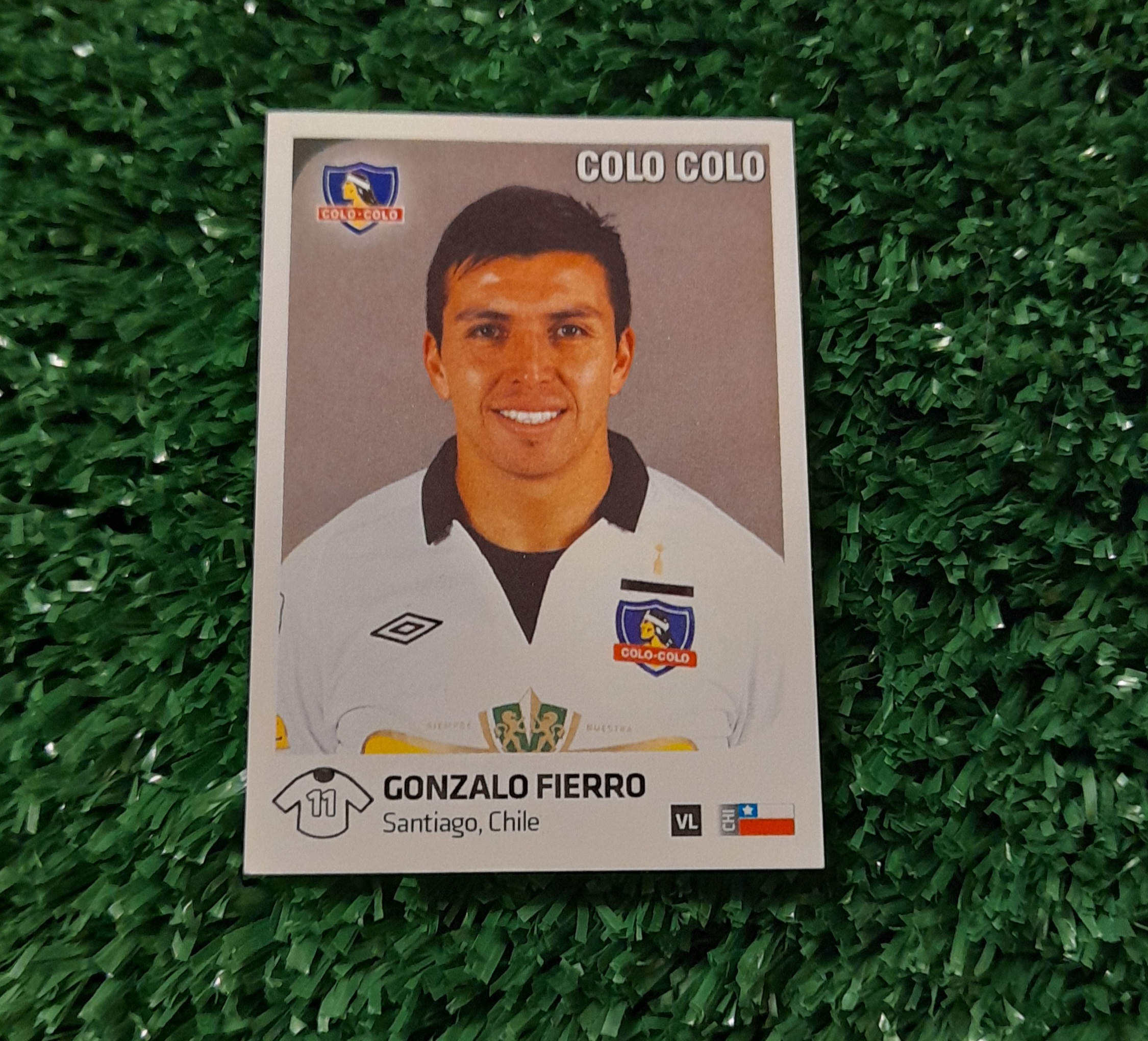 Lamina Gonzalo Fierro Colo Colo Futbol Chileno 13-14 Panini #63
