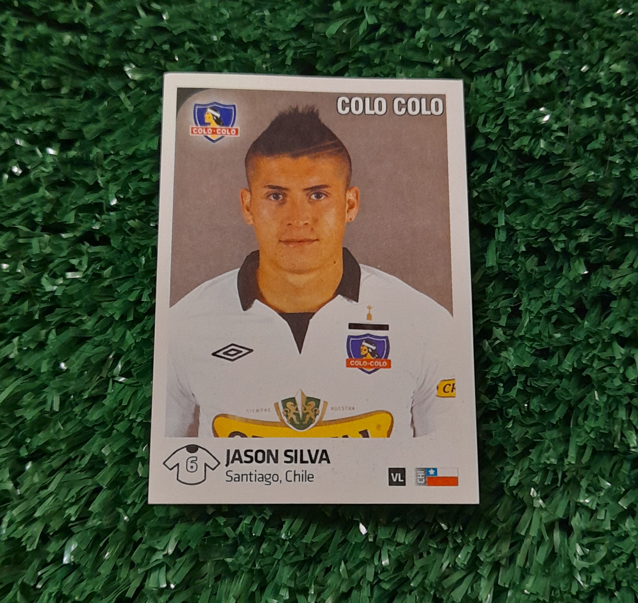 Lamina Jason Silva Colo Colo Futbol Chileno 13-14 Panini #66