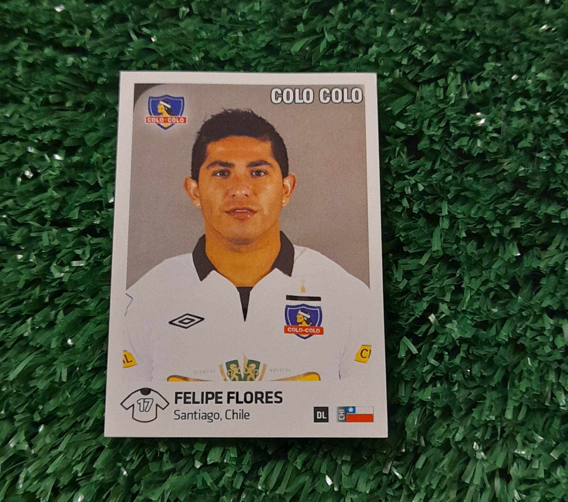 Lamina Felipe Flores Colo Colo Futbol Chileno 13-14 Panini #69