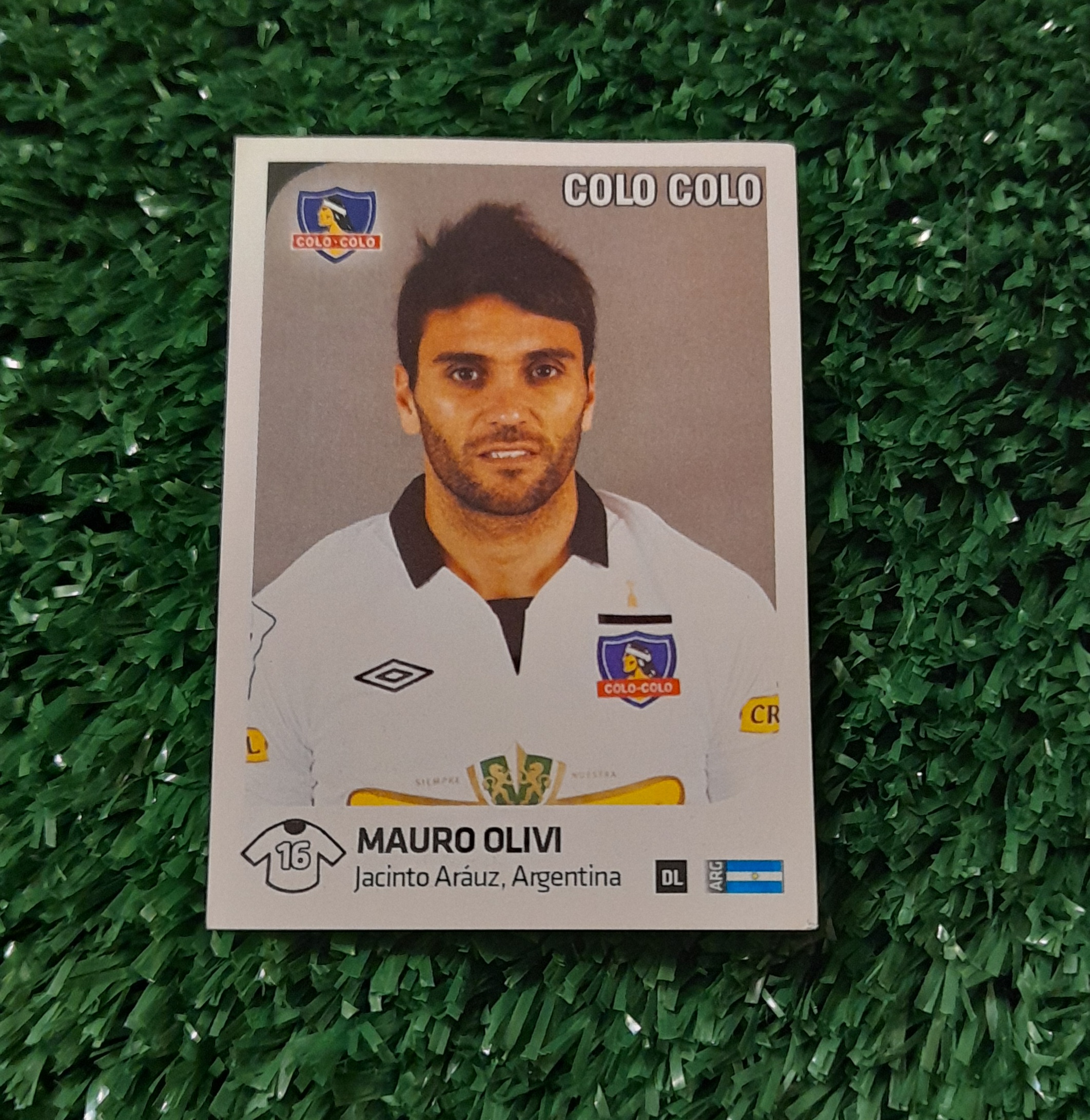 Lamina Mauro Olivi Colo Colo Futbol Chileno 13-14 Panini #70