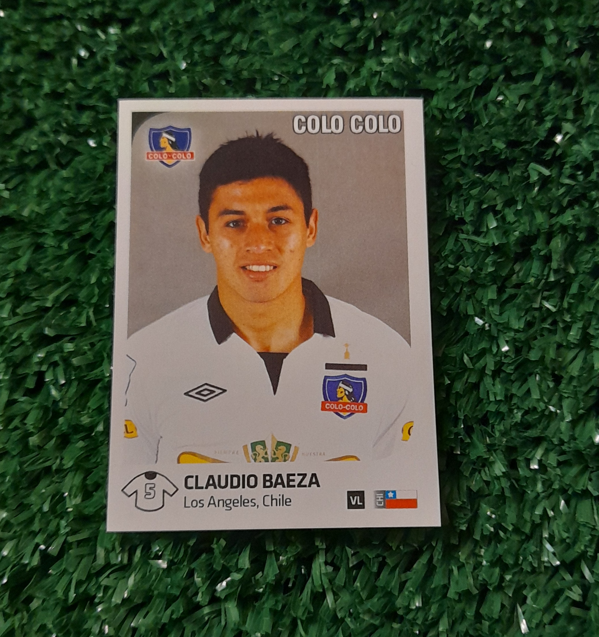 Lamina Claudio Baeza Colo Colo Futbol Chileno 13-14 Panini #61