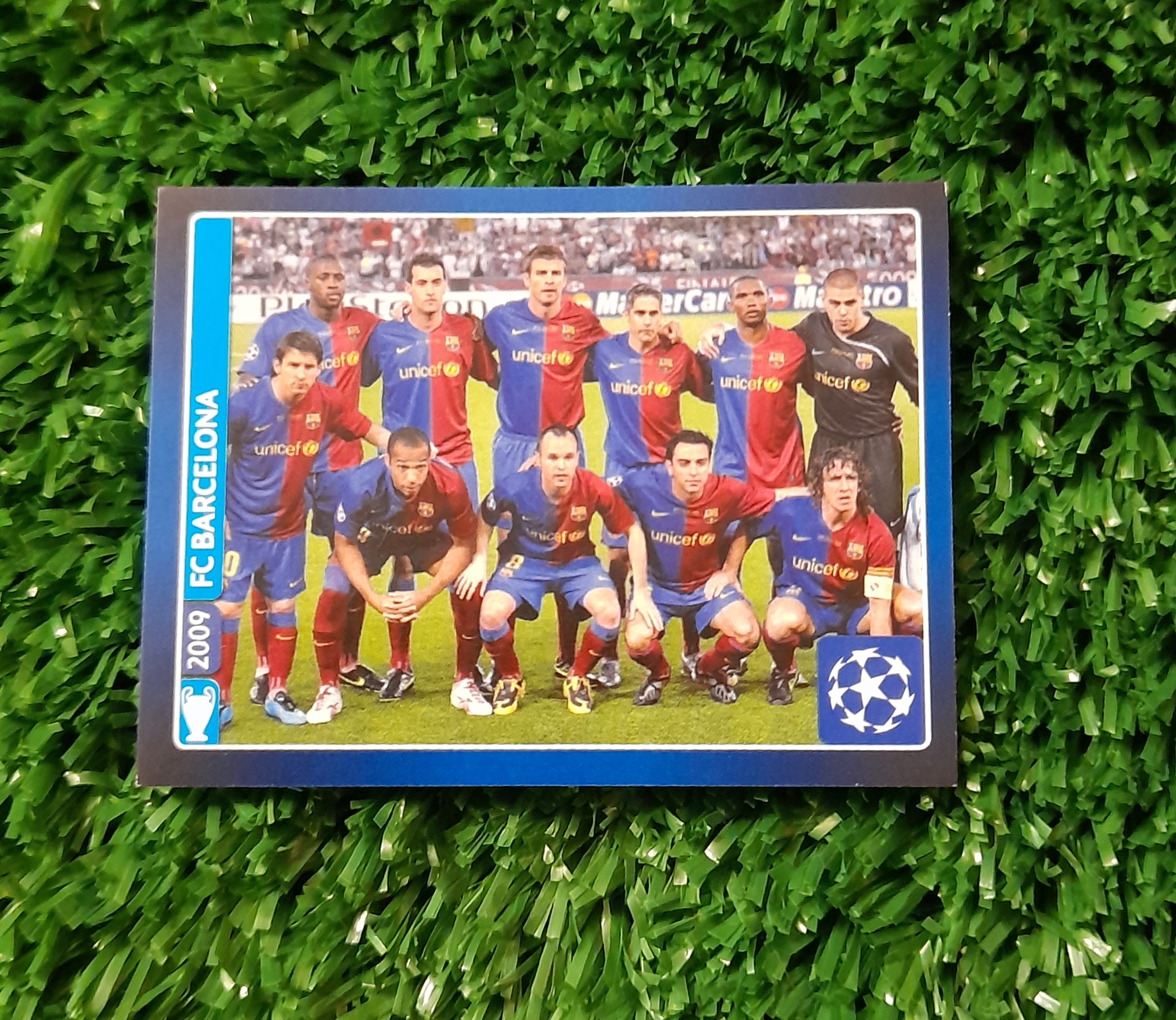 Lamina Lionel Messi Barcelona Champions 14-15 Panini #621