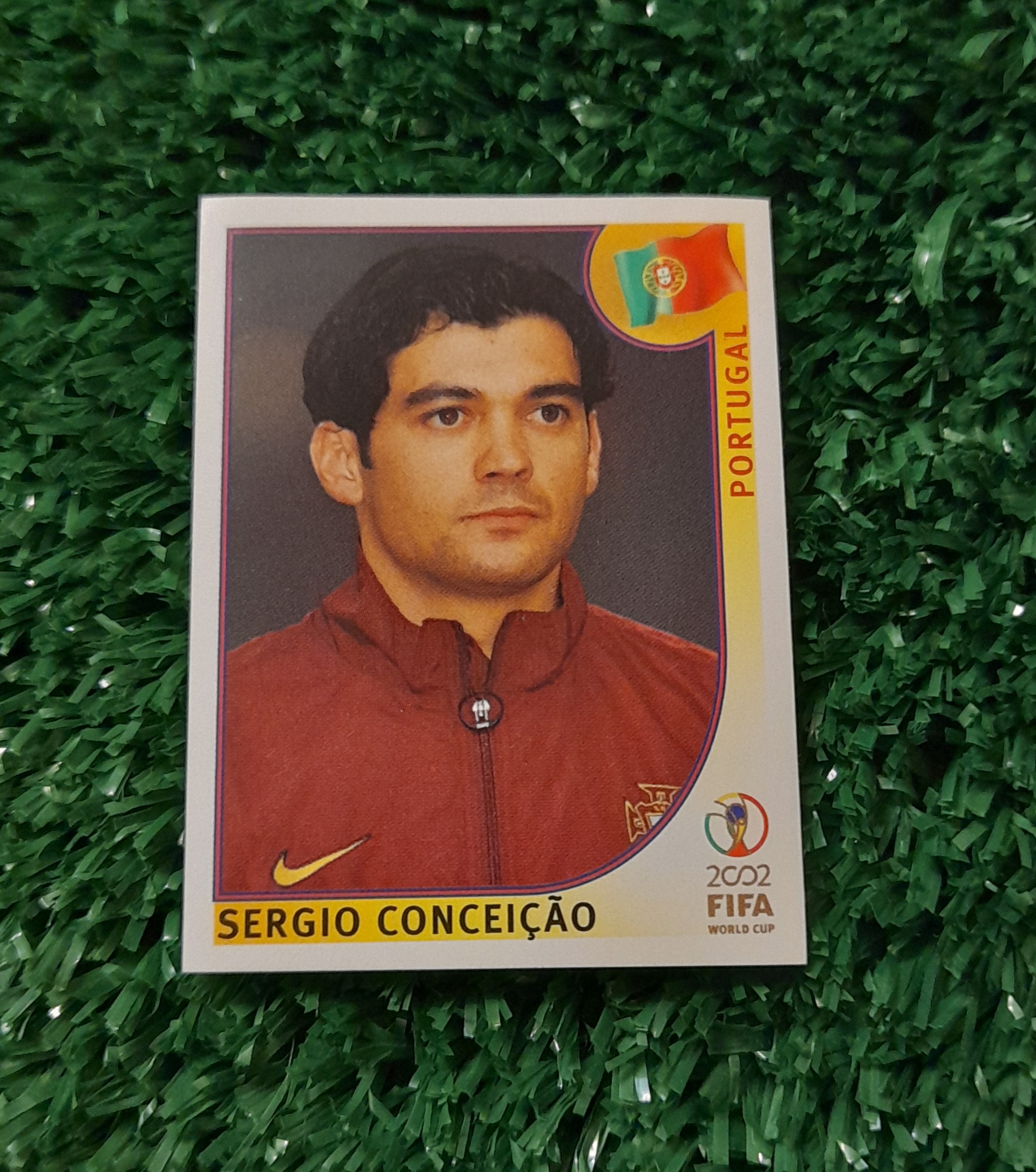 Lamina Sergio Conceicao Portugal Mundial 2002 Panini #306