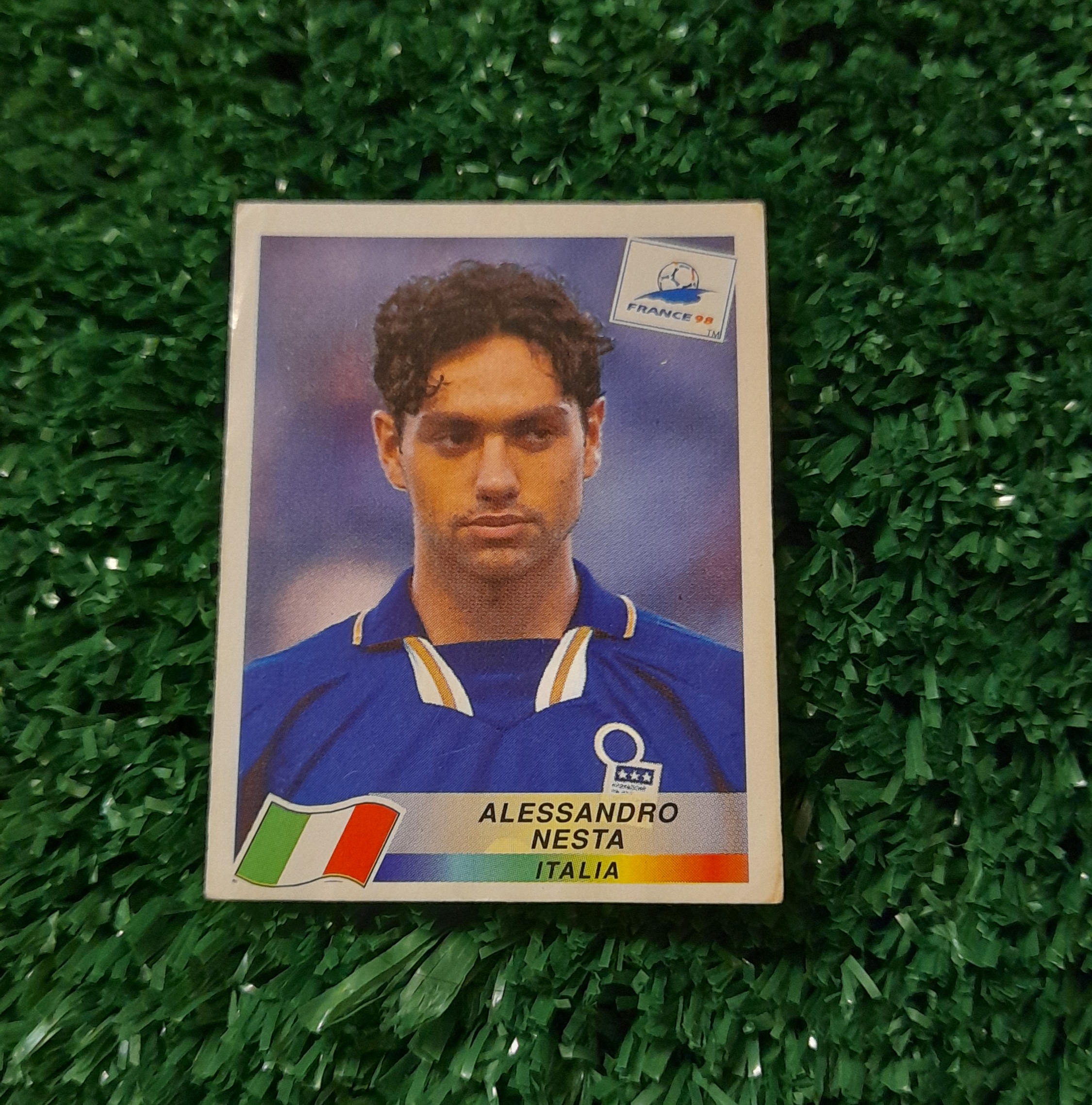 Lamina Alessansro Nesta Italia Mundial 1998 Panini #88