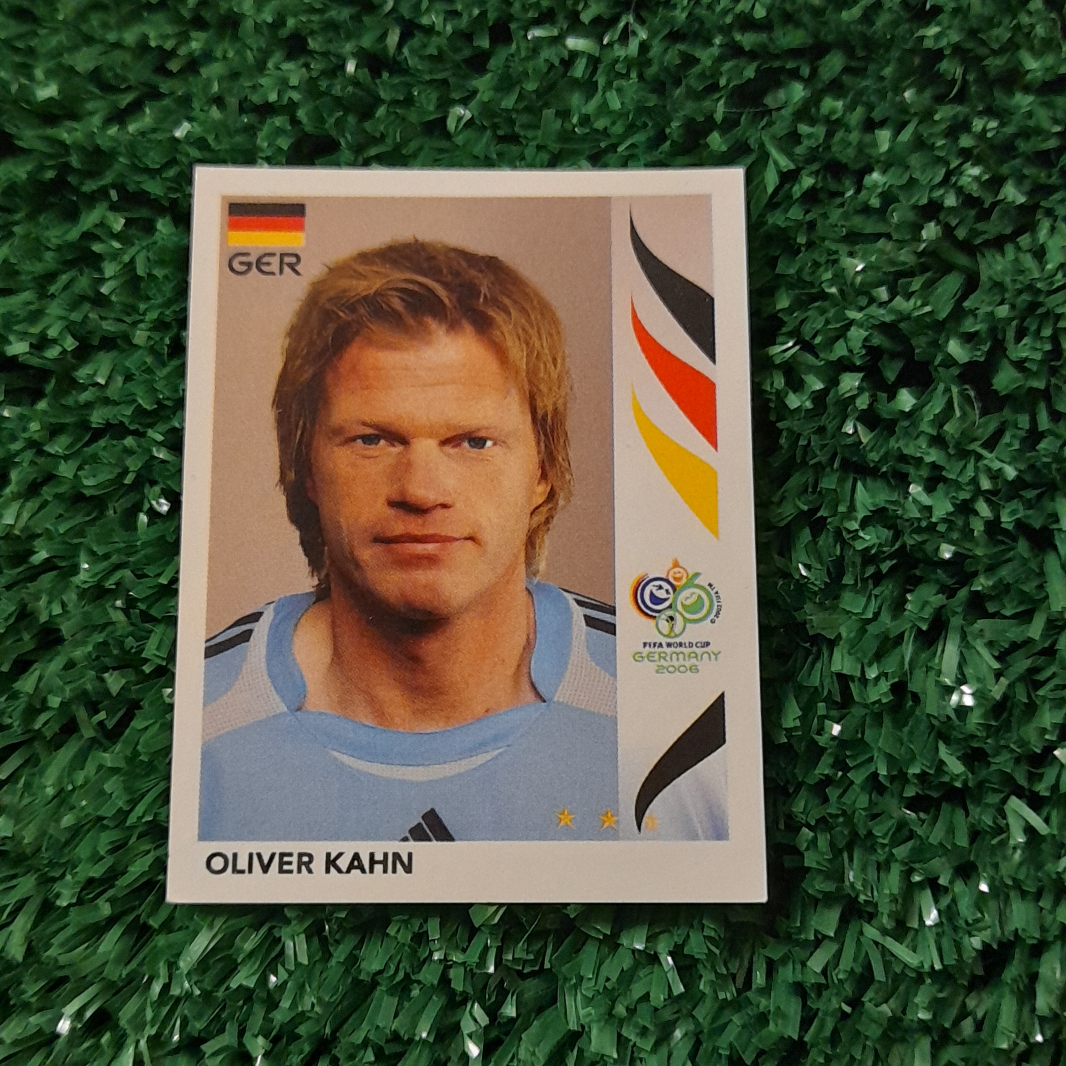 Lamina Oliver Kahn Alemania Mundial 2006 Panini #19