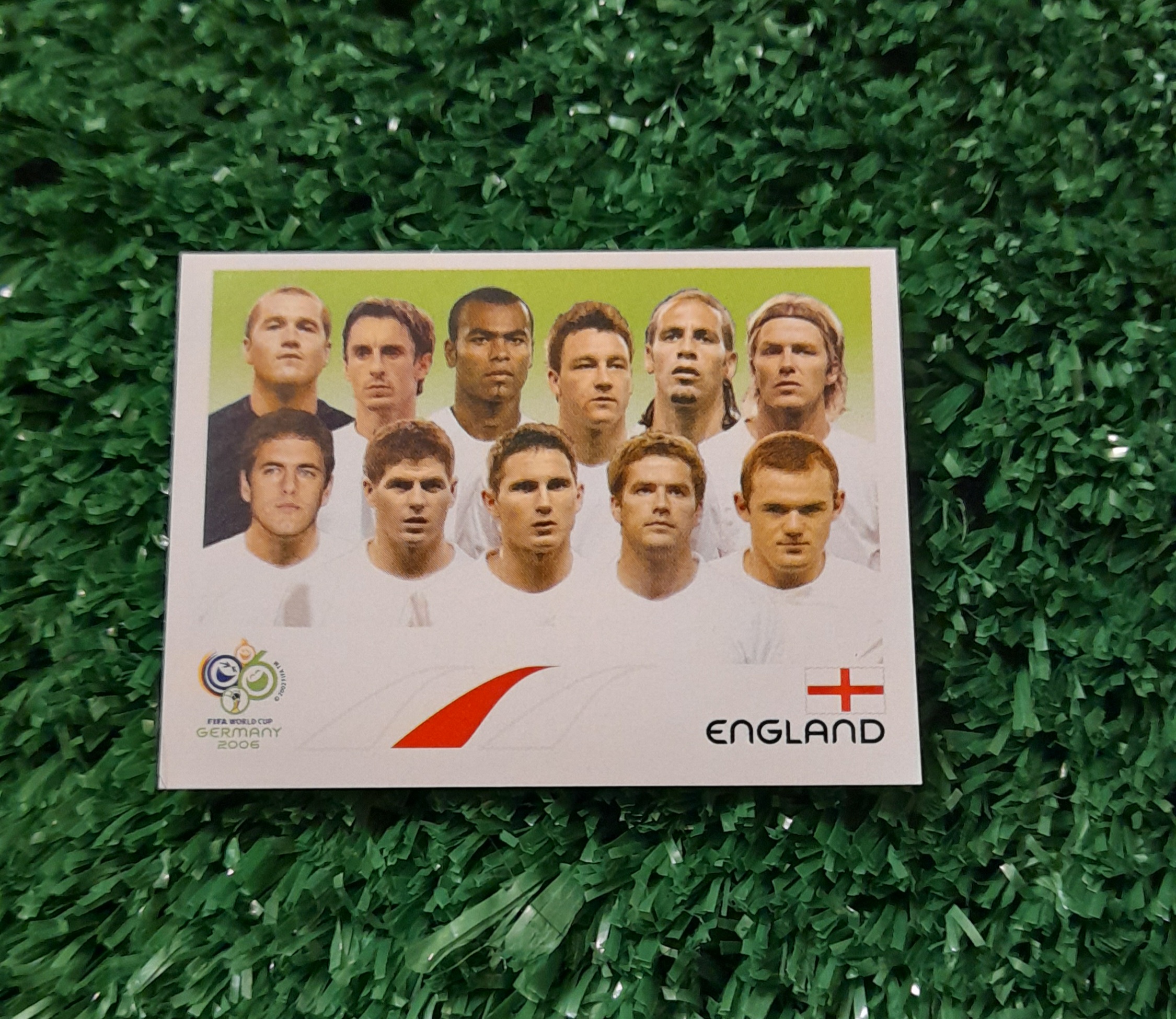 Lamina Equipo Inglaterra Mundial 2006 Panini #93