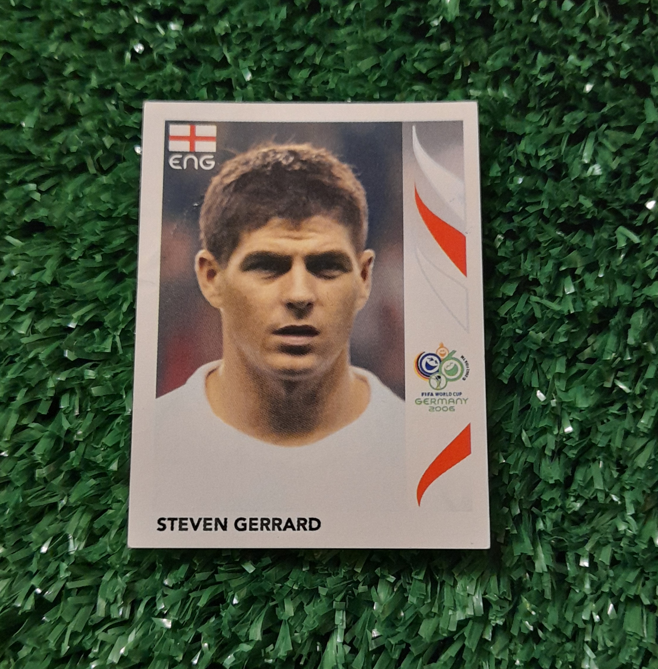 Lamina Steven Gerrard Inglaterra Mundial 2006 Panini #105