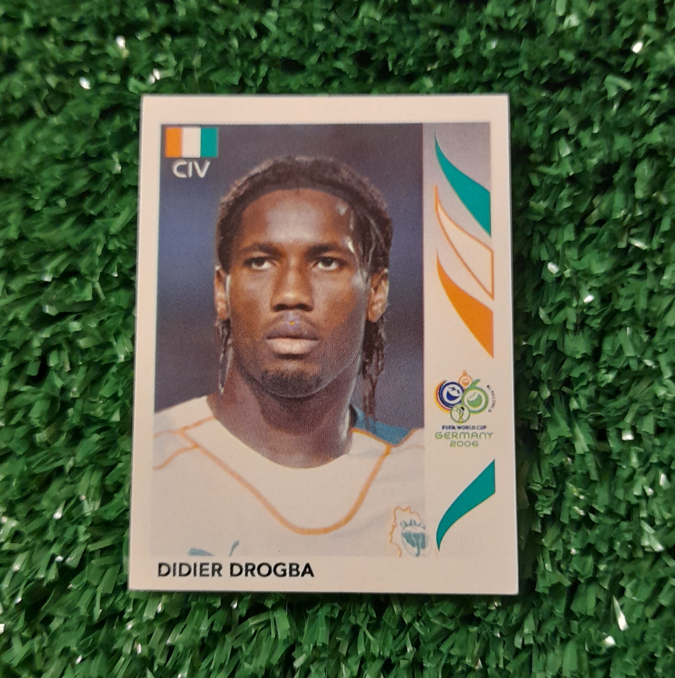 Lamina Didier Drogba Costa de Marfil Mundial 2006 Panini #205