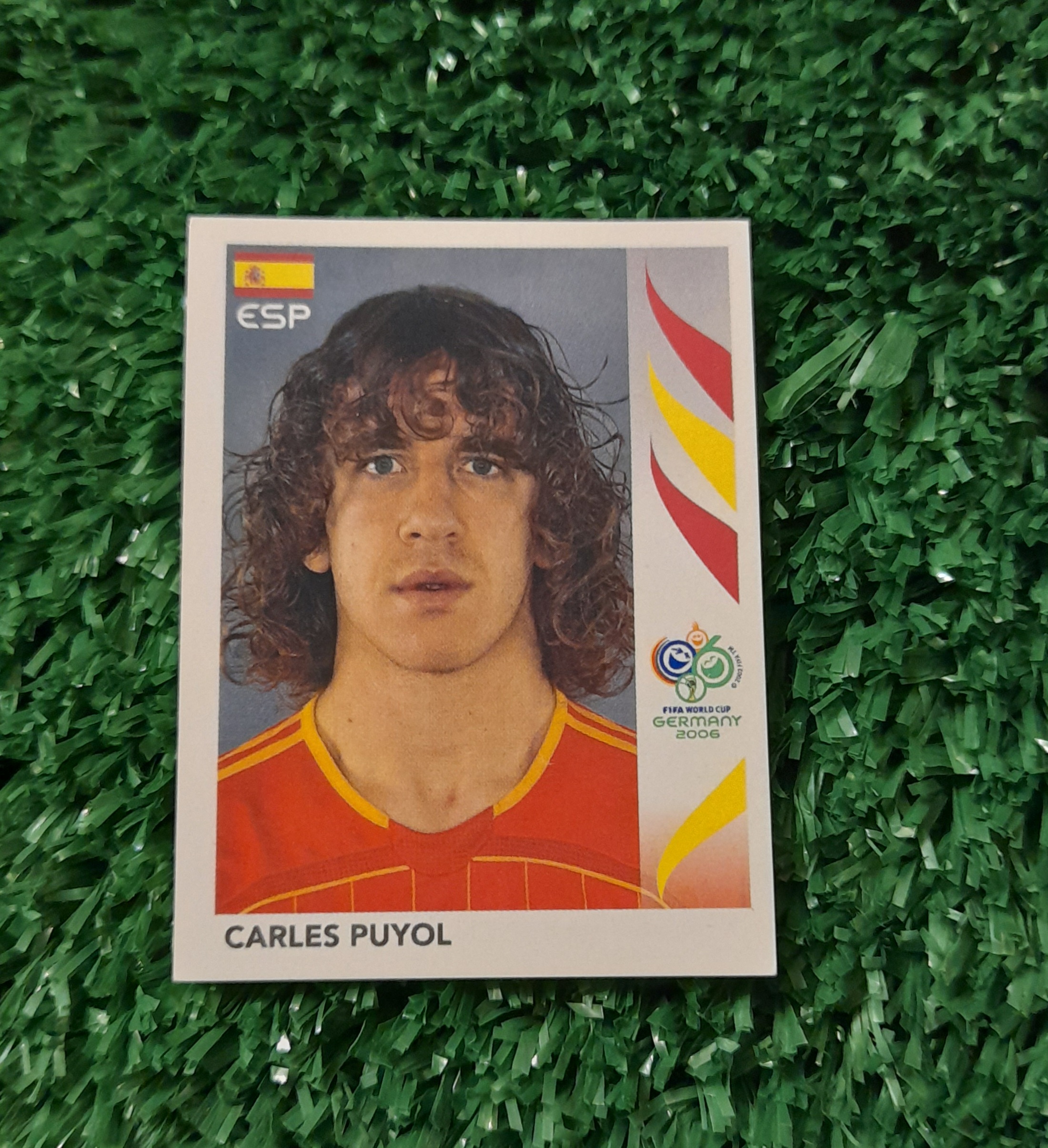 Lamina Carles Puyol España Mundial 2006 Panini #536