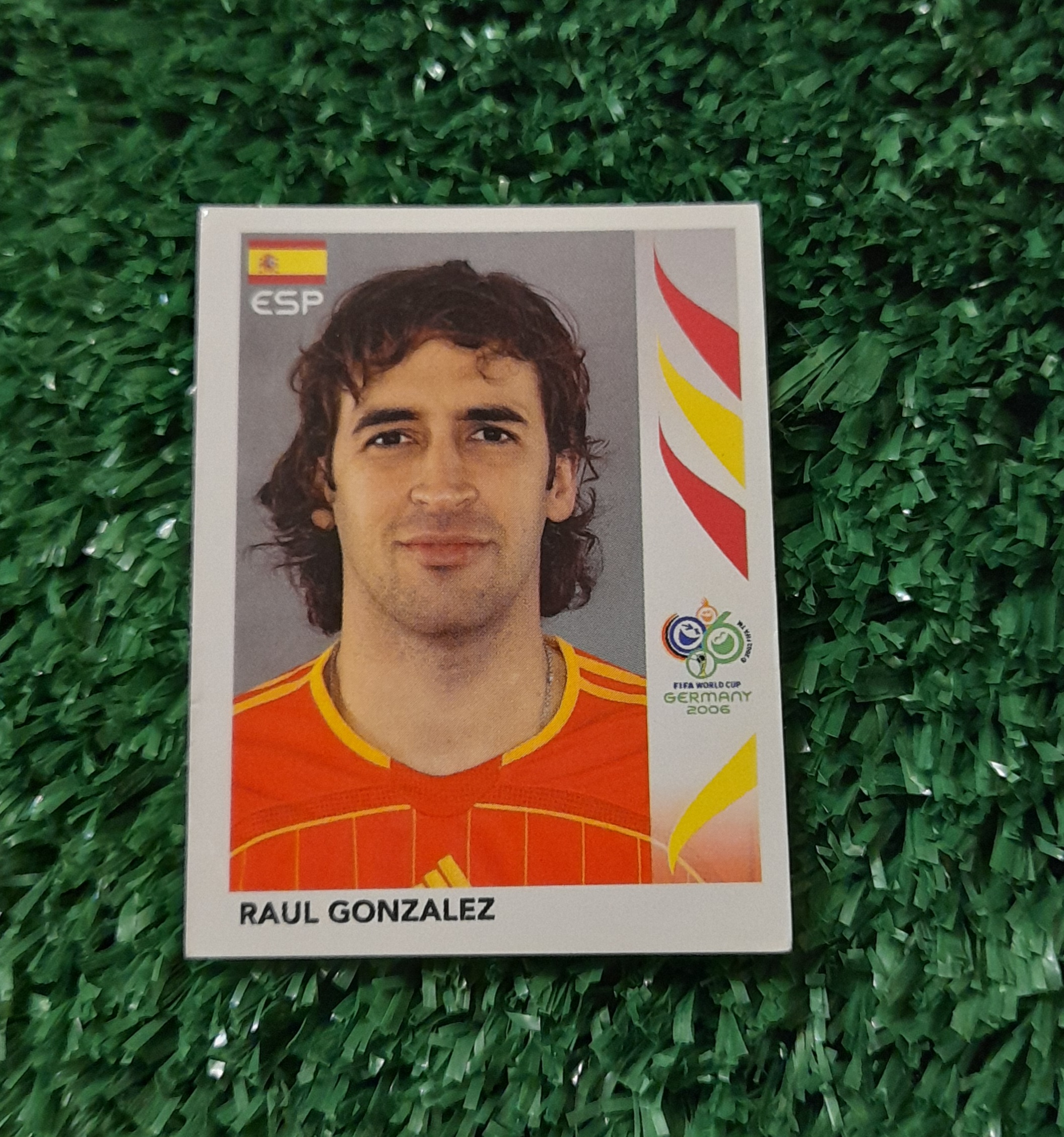Lamina Raul Gonzalez España Mundial 2006 Panini #545