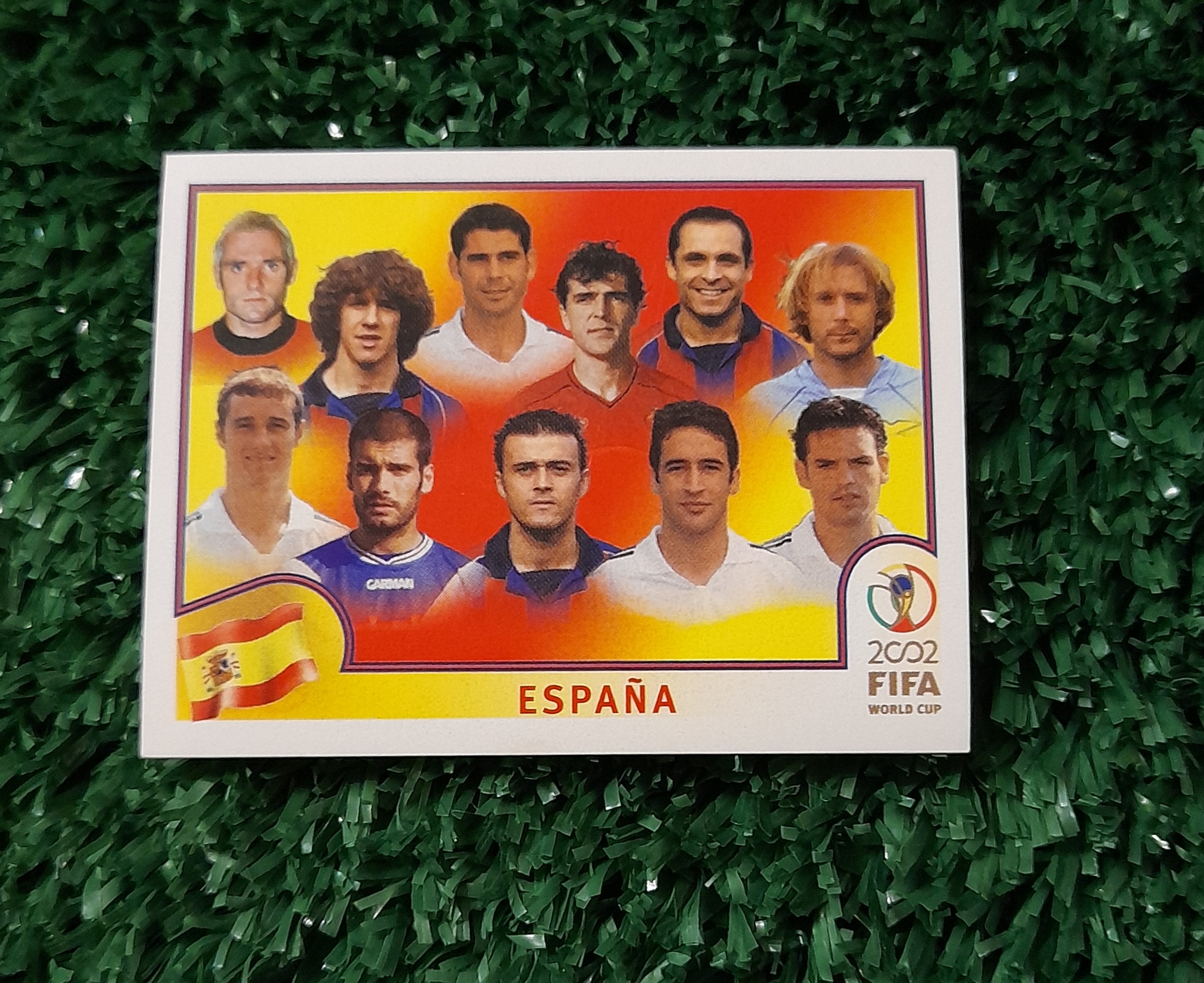 Lamina Equipo España Mundial 2002 Panini #97
