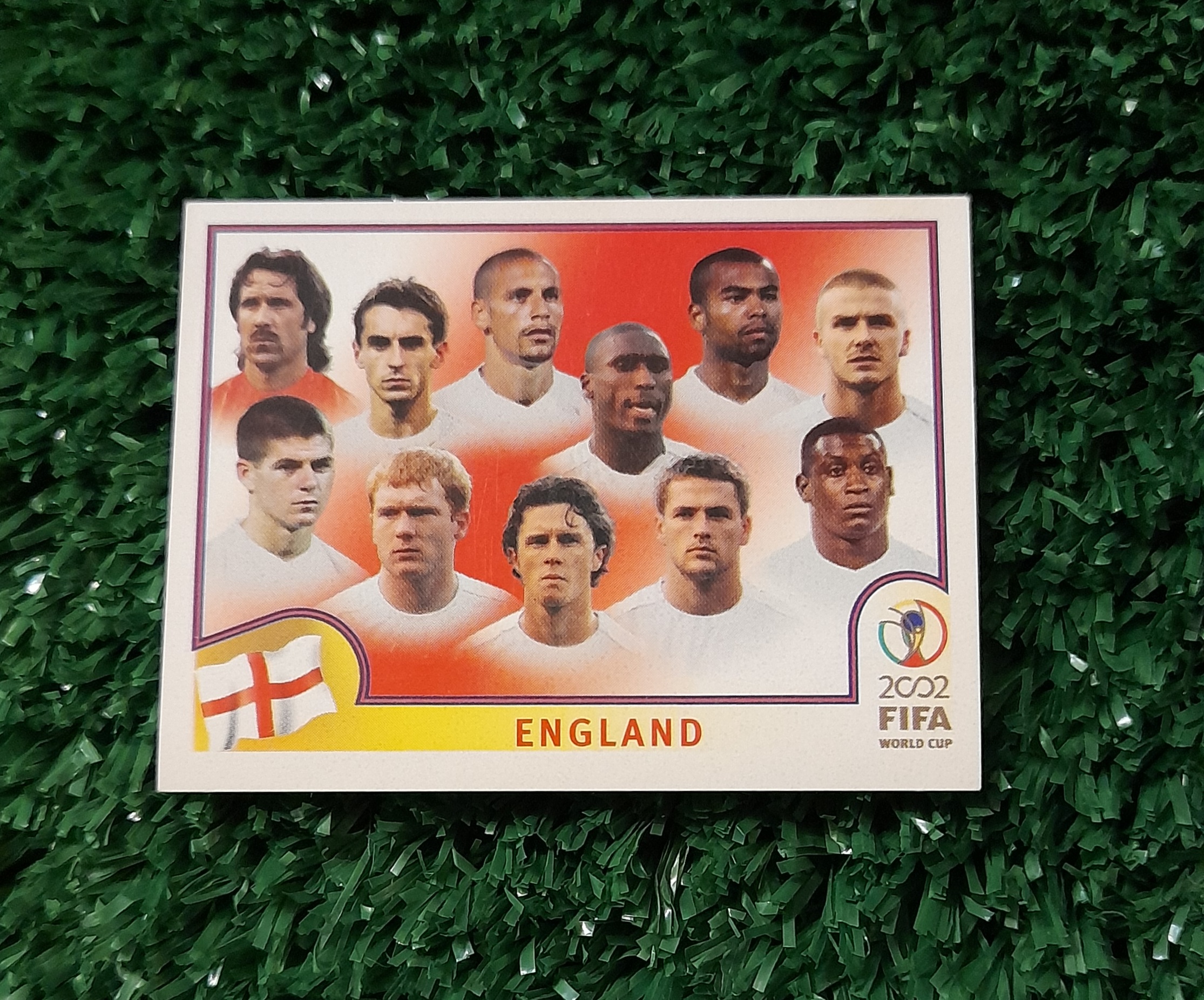 Lamina Equipo Inglaterra Mundial 2002 Panini #421
