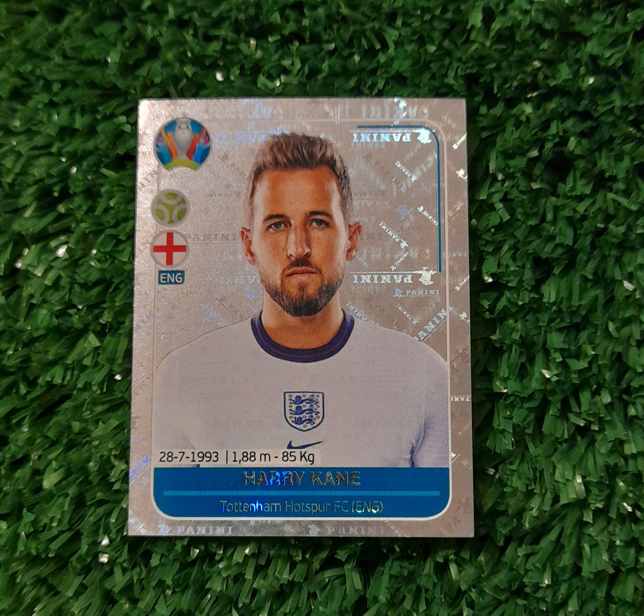 Lamina Harry Kane Inglaterra Euro 2020 Panini #ENG6
