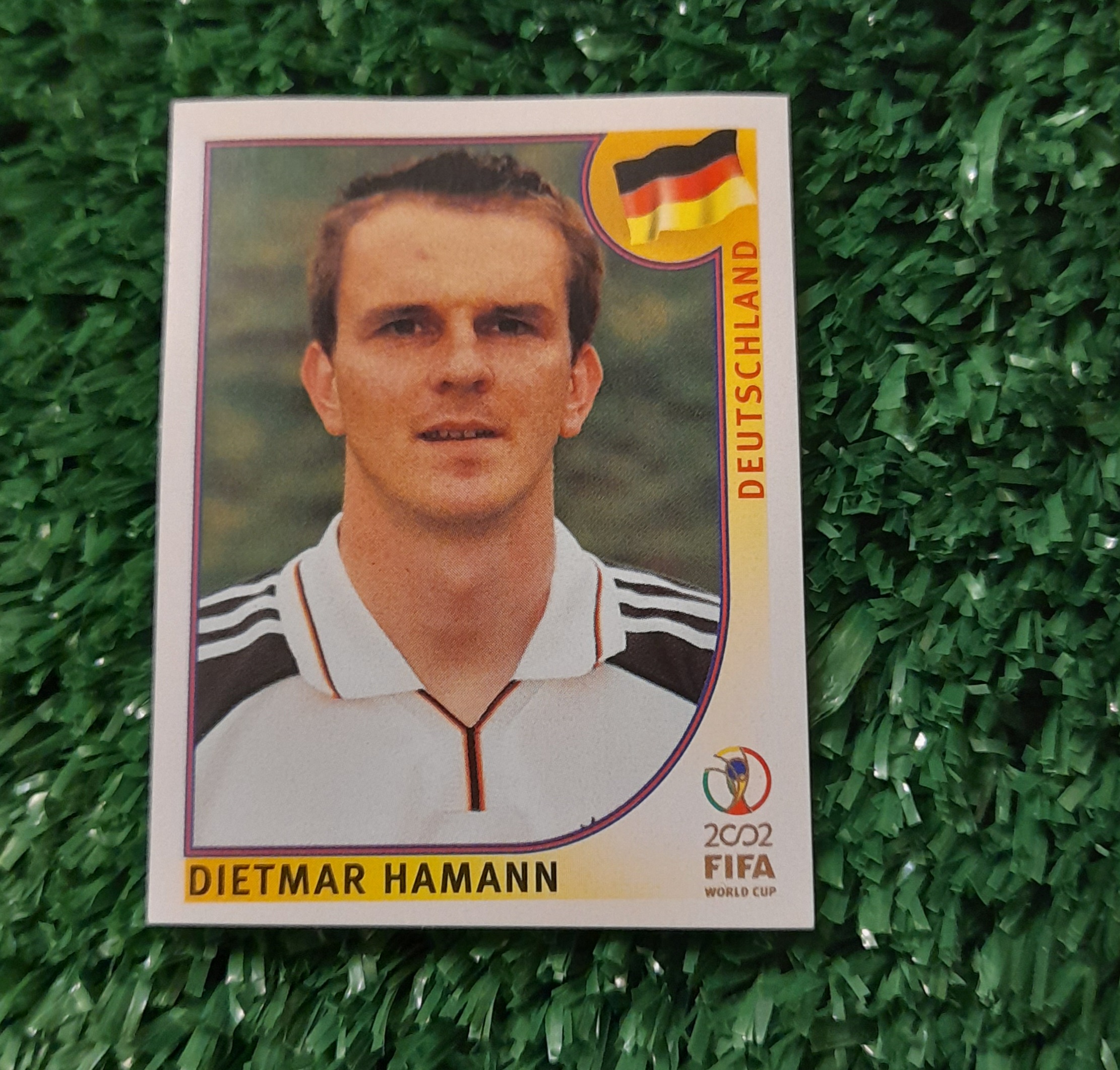 Lamina Dietmar Hamann Alemania Mundial 2002 Panini #322
