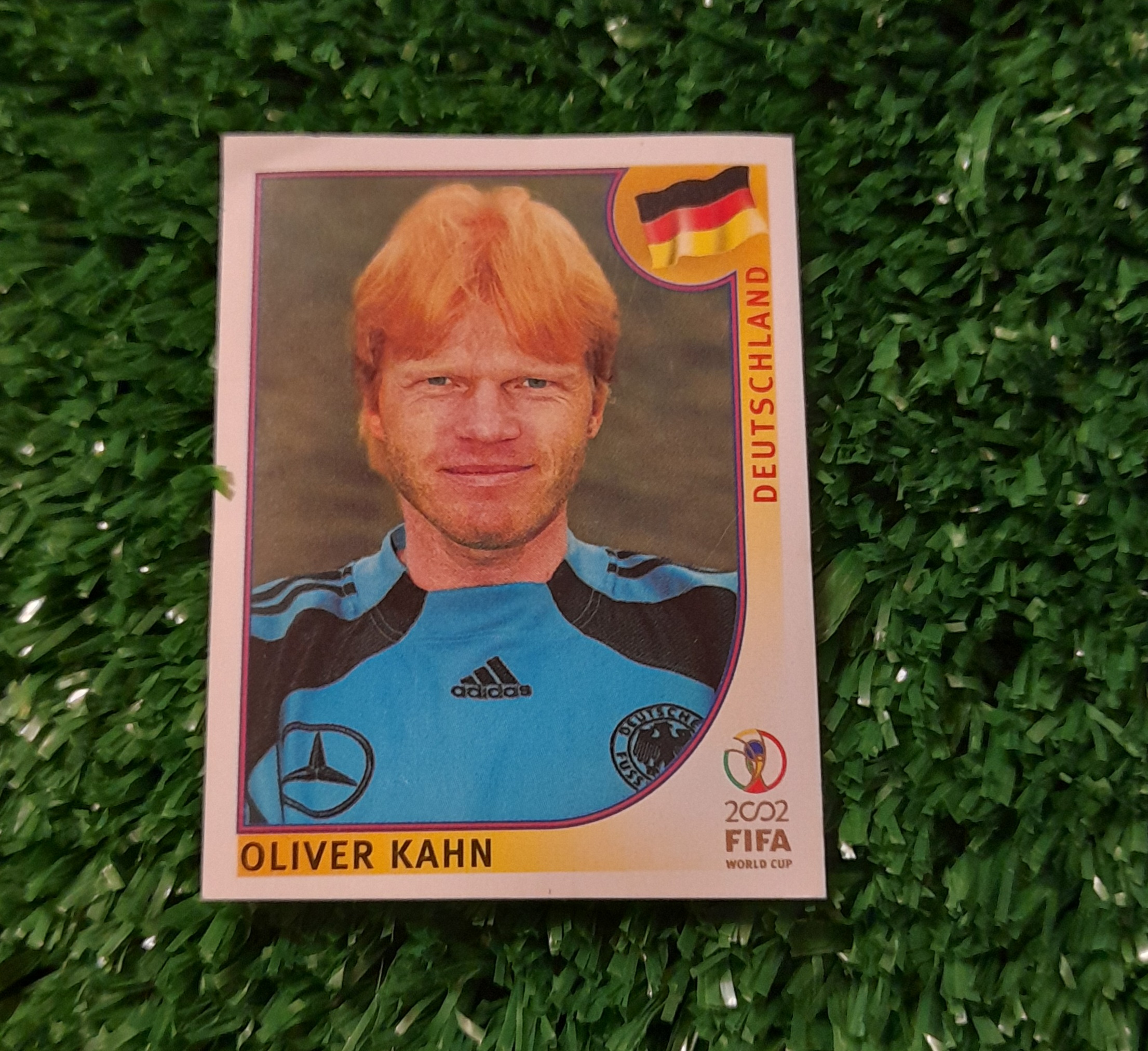 Lamina Oliver Kahn Alemania Mundial 2002 Panini #315