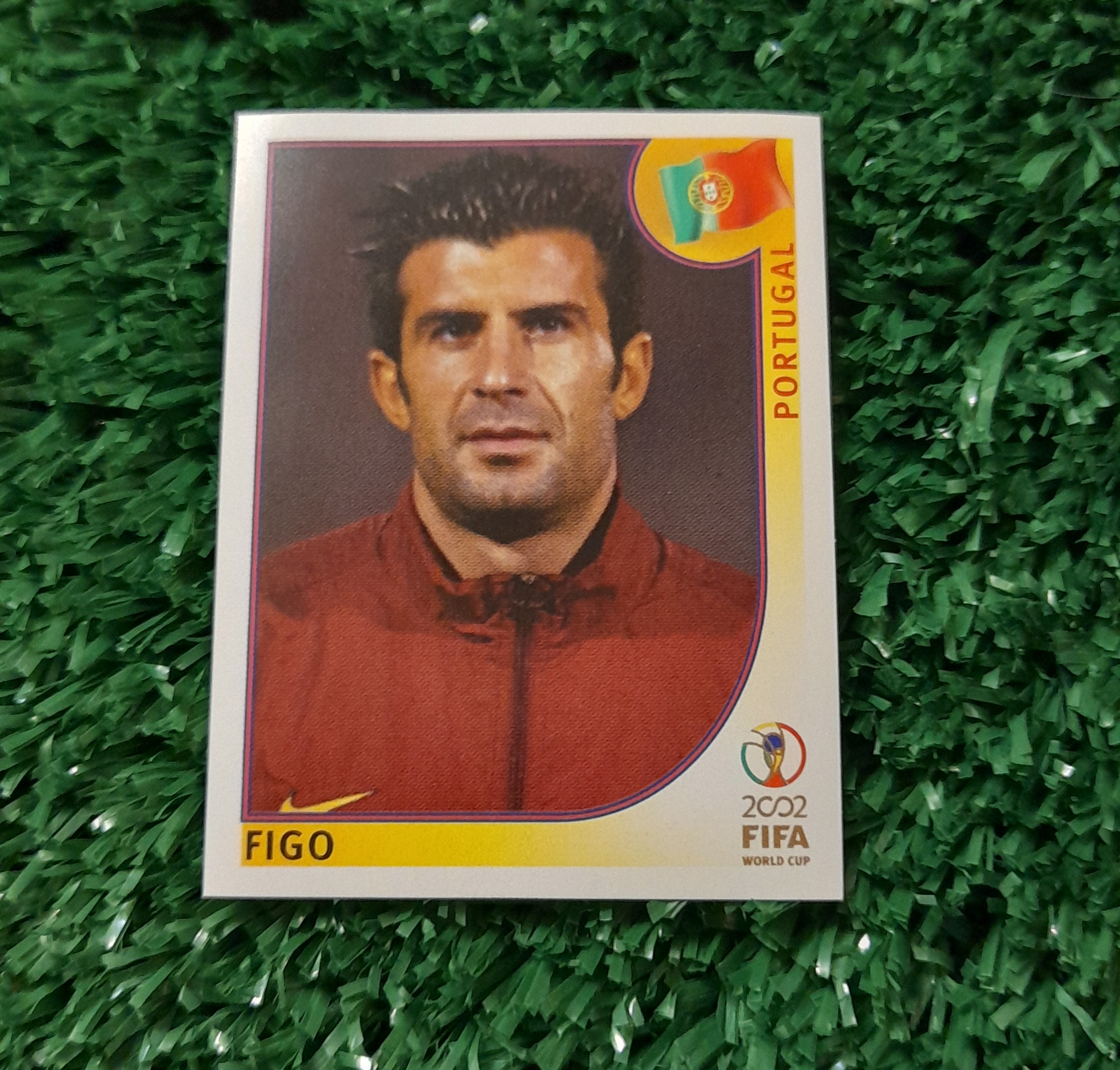 Lamina Luis Figo Portugal Mundial 2002 Panini #307