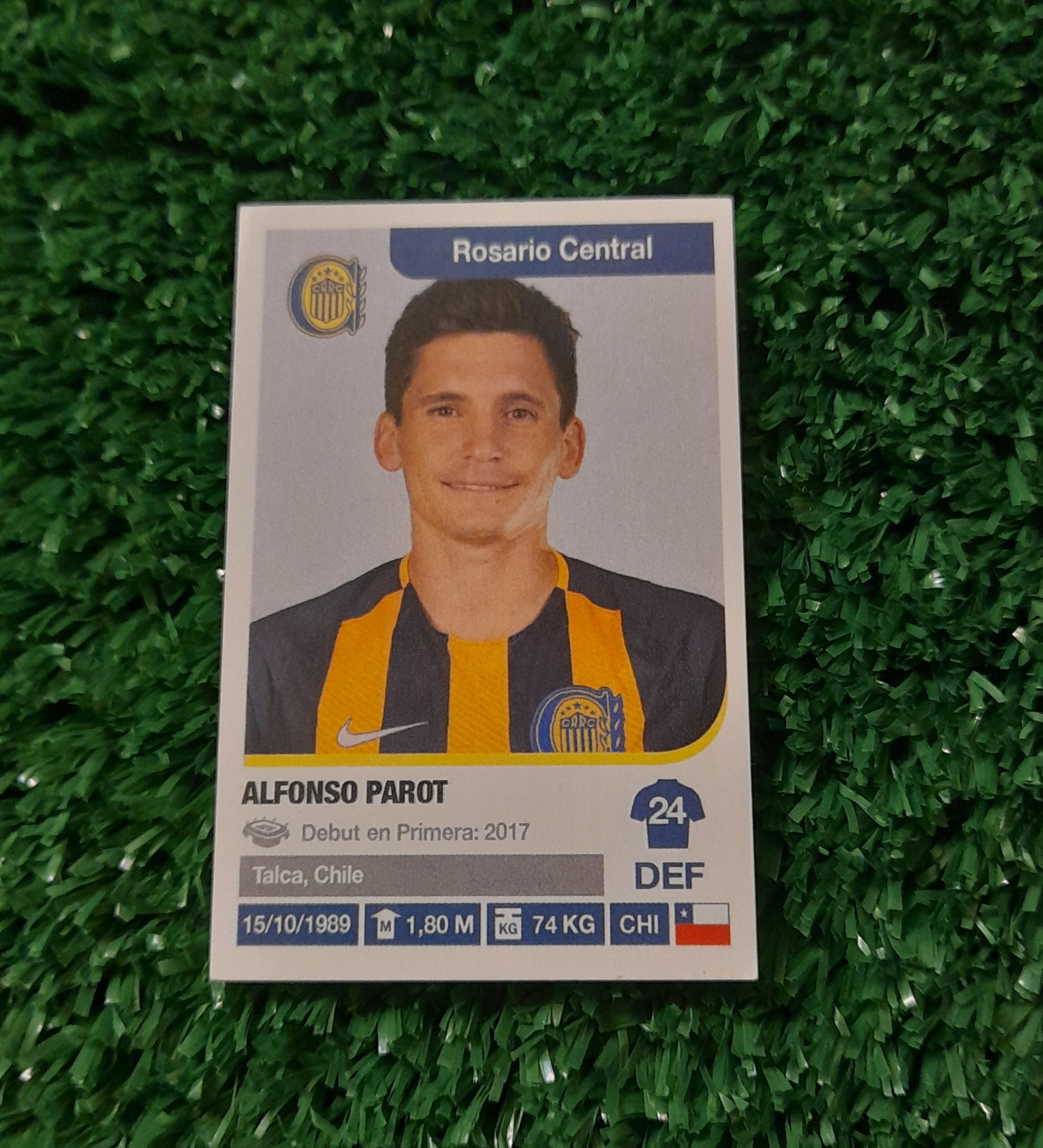 Lamina Alfonso Parot Rosario Central Futbol Argentino 17-18 Panini #280